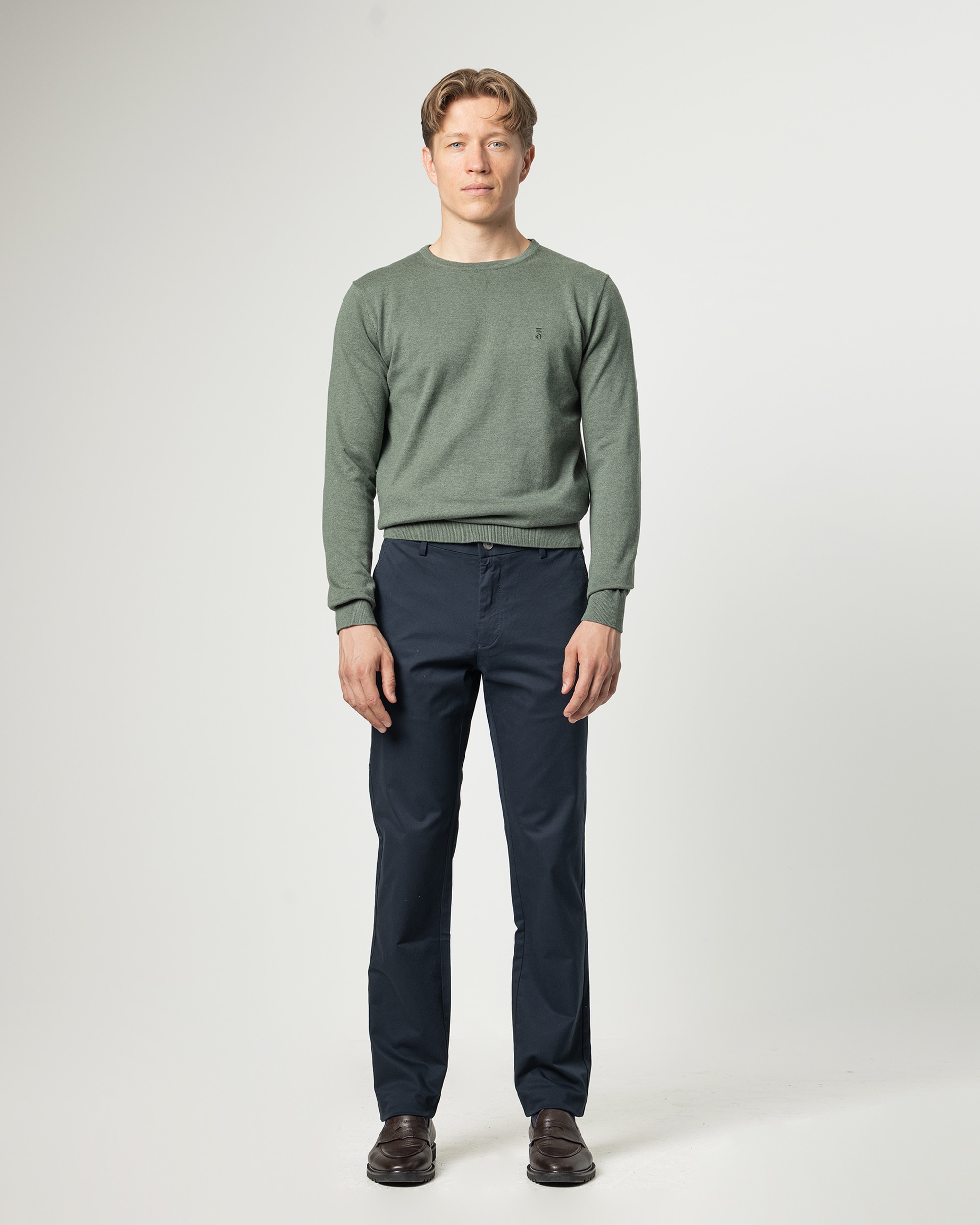 Pantalón chino de hombre flex fit - PuroEgo - Azul marino Azul marino-1