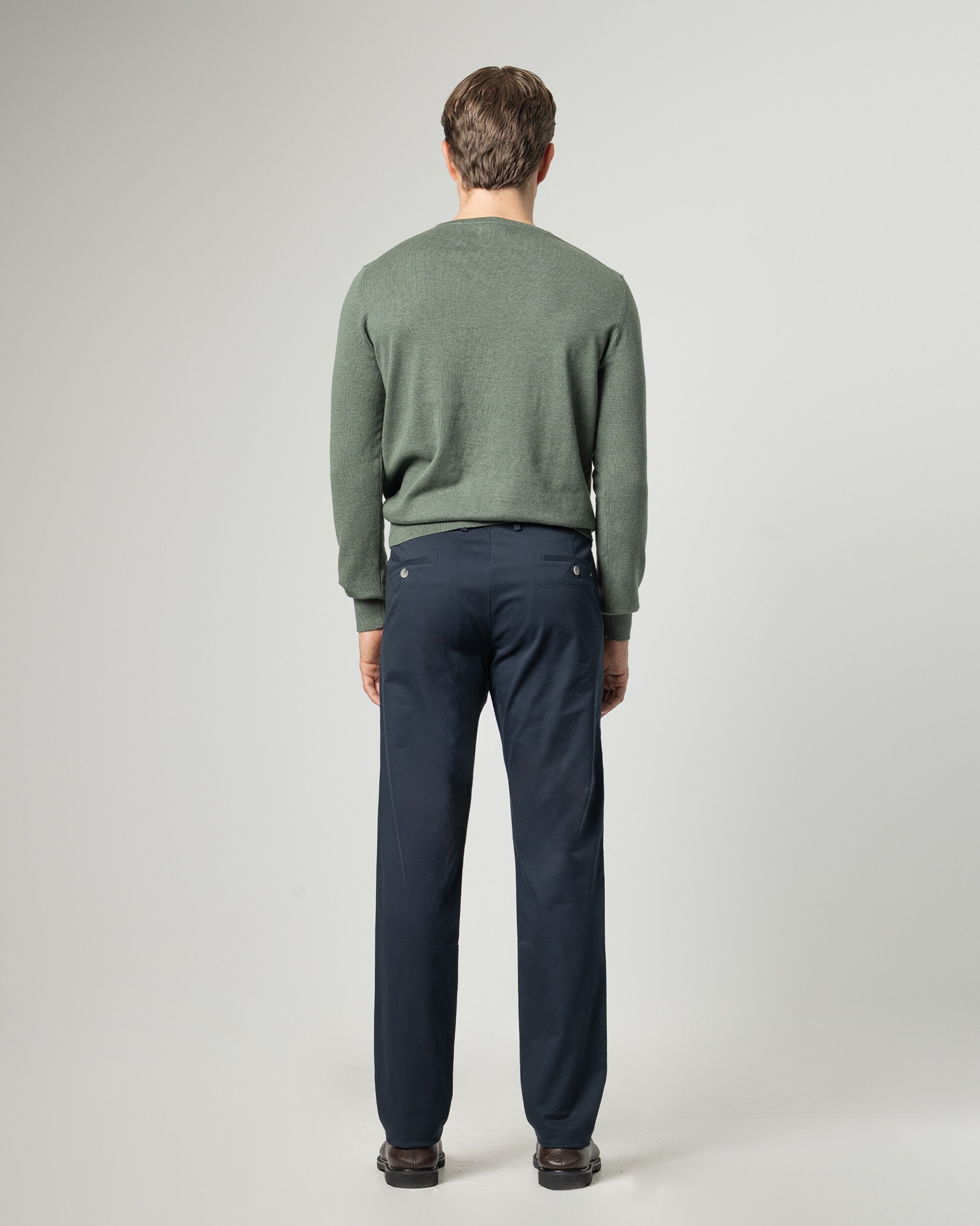 Pantalón chino de hombre flex fit - PuroEgo - Azul marino Azul marino-4