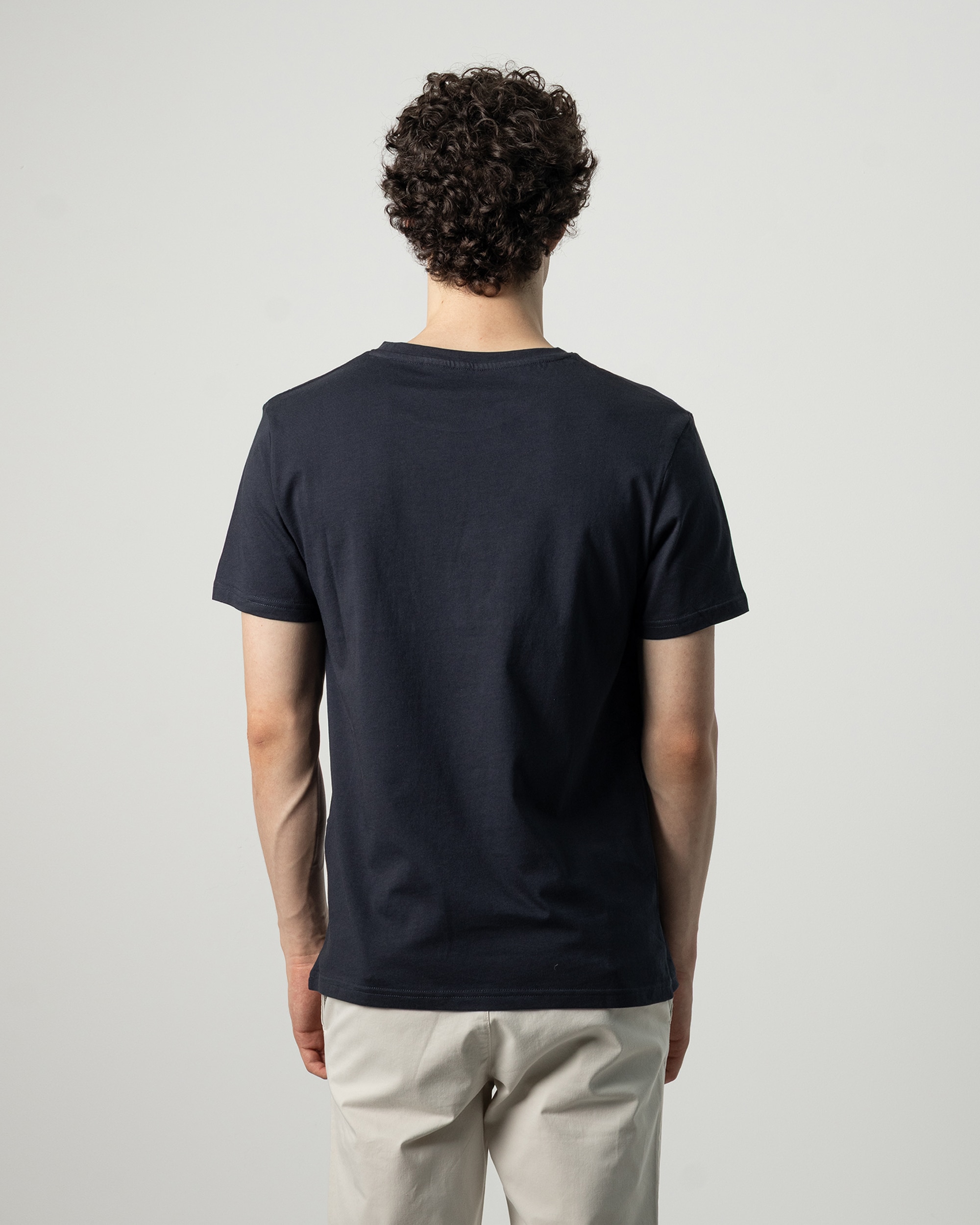 Camiseta básica de hombre manga corta - PuroEgo - Azul marino Azul marino-4
