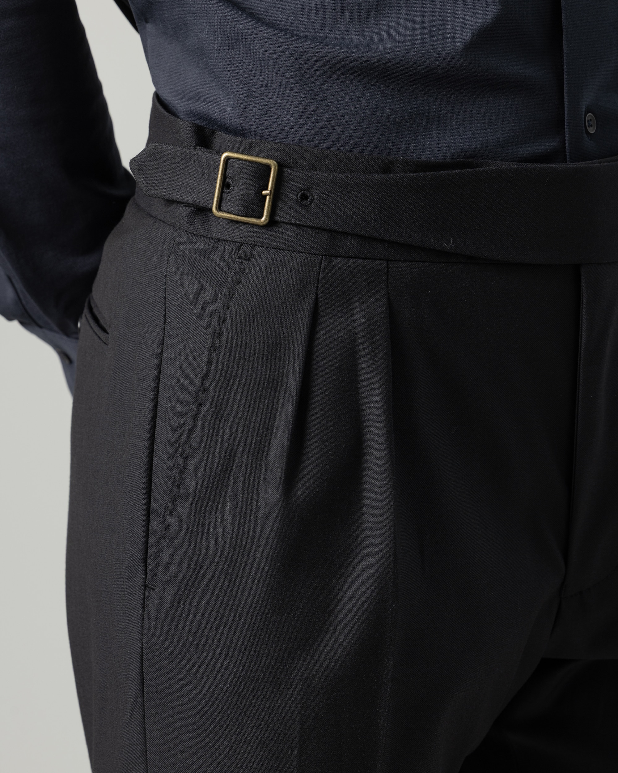 Pantalón gurkha de hombre slim fit - PuroEgo - Azul marino Azul marino-3