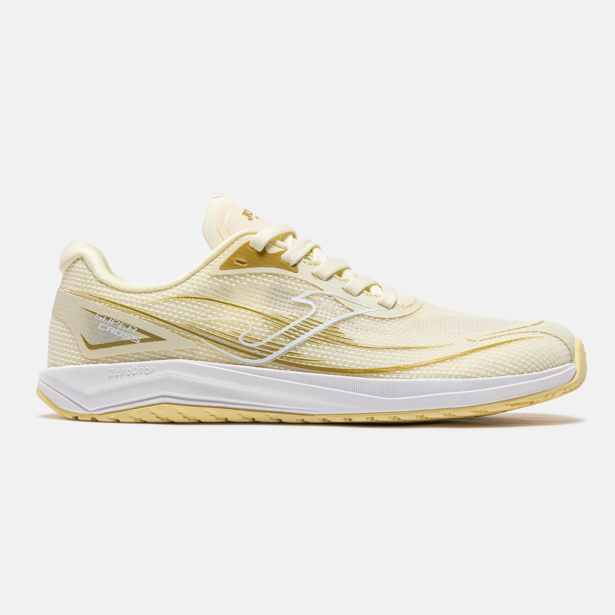 Imagen 0 de Zapatillas running de mujer Supercross lady barefoot 26 Joma Beige