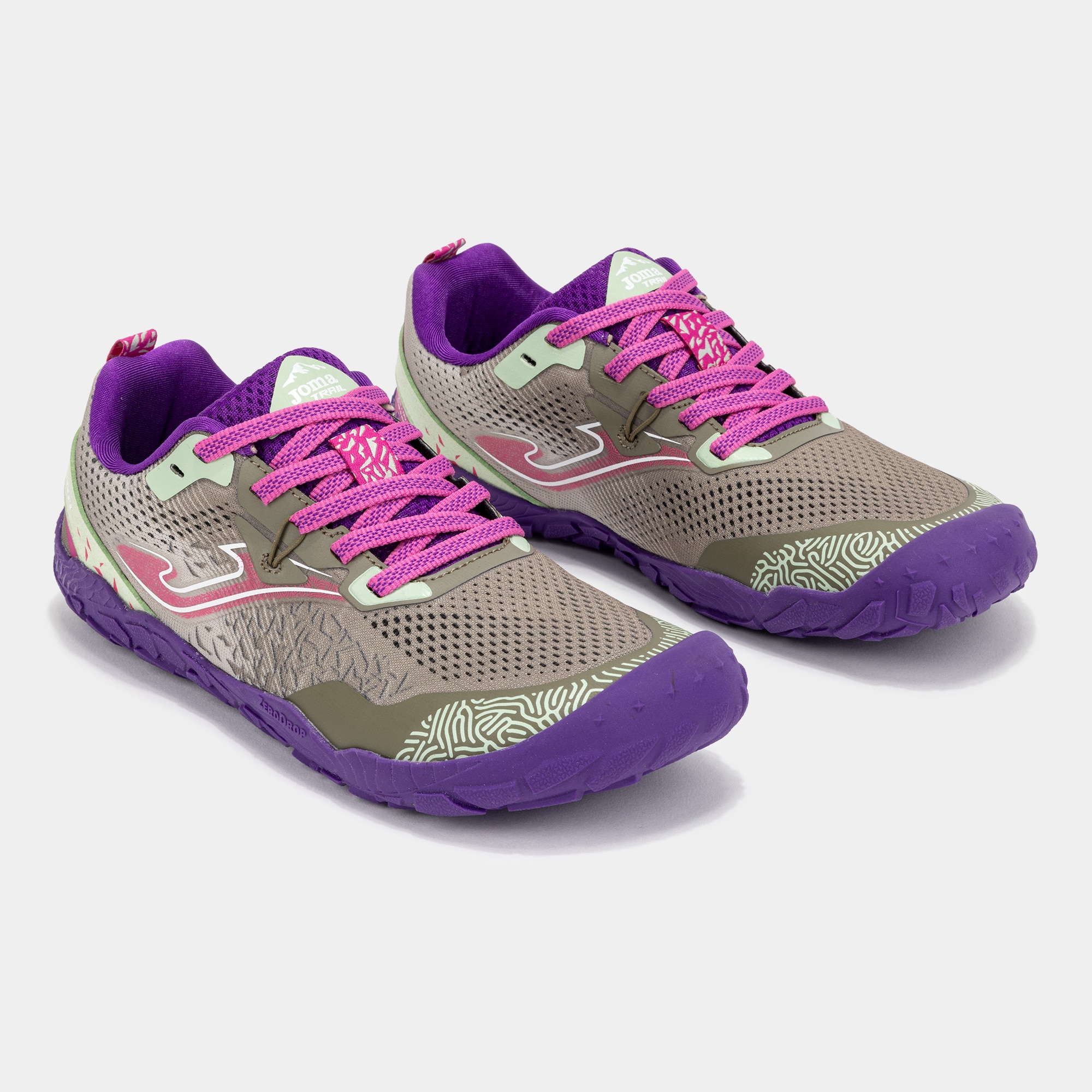 Zapatillas running unisex Tundra junior barefoot 26 Joma - Gris Gris-2