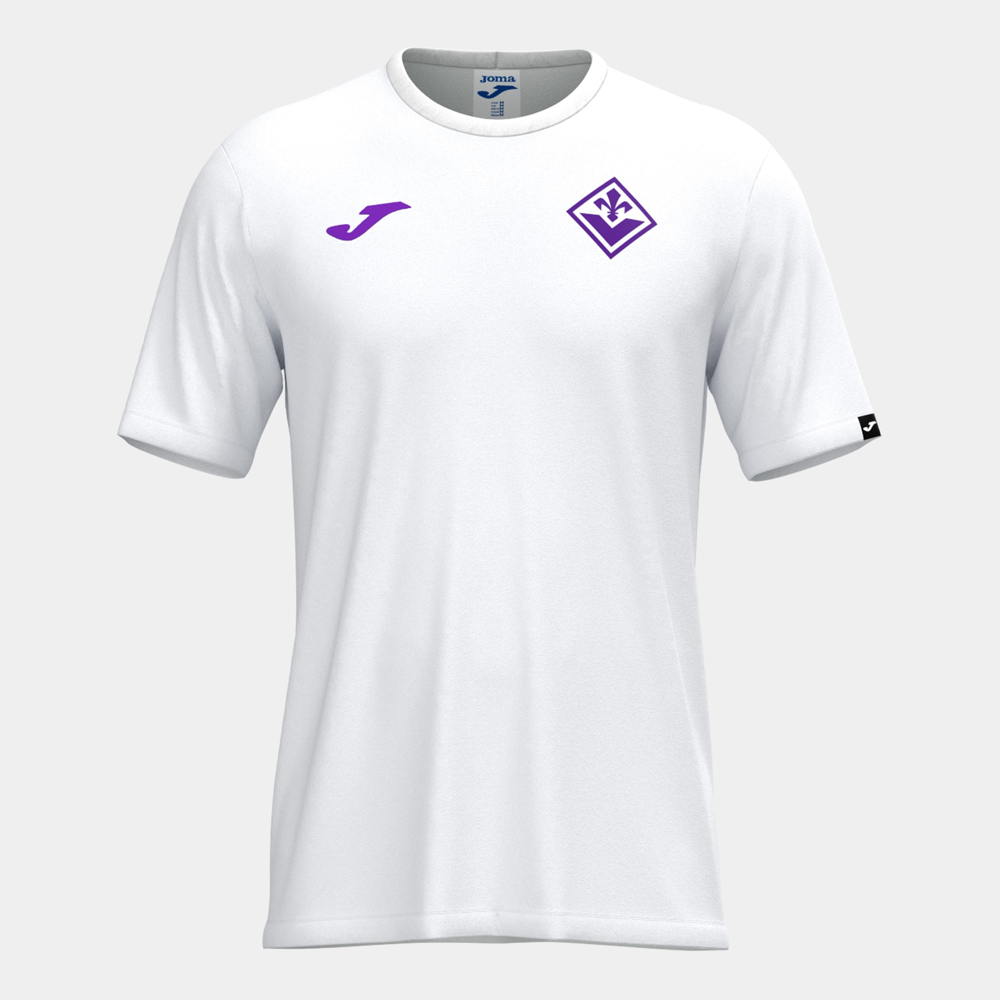 Camiseta manga corta fútbol de niños Acf Fiorentina Joma - Blanco Blanco-1