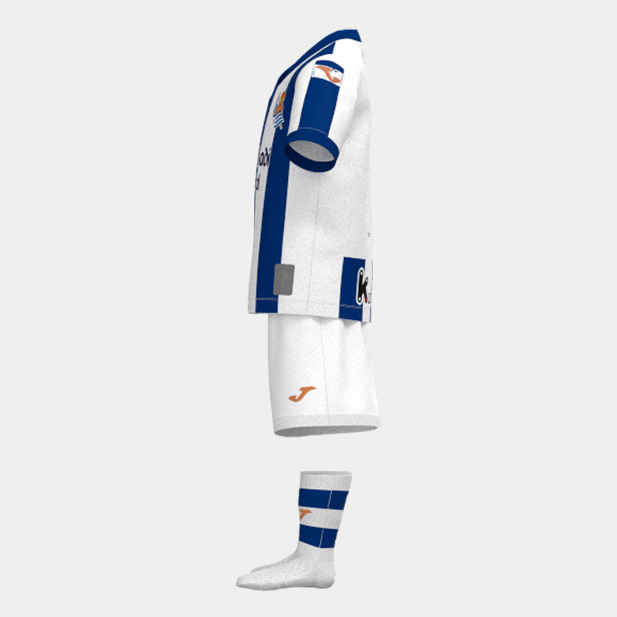 Set fútbol de niños Real Sociedad De Futbol Joma - Blanco Blanco-2