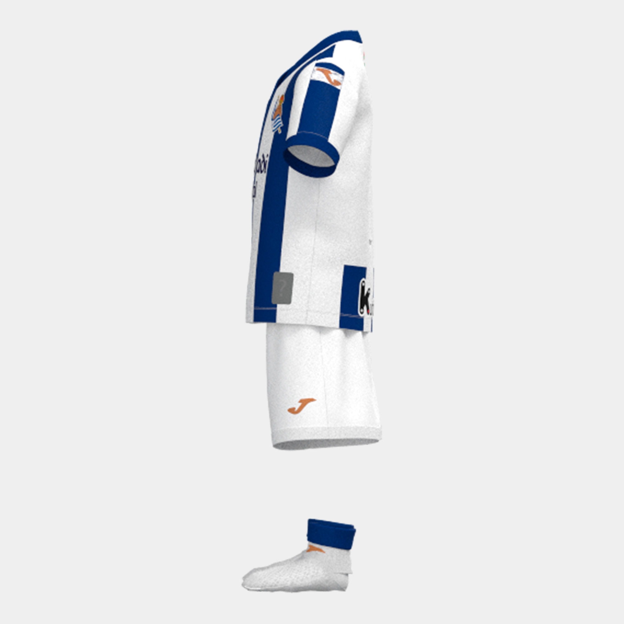 Set fútbol de niños Real Sociedad De Futbol Joma - Blanco Blanco-2