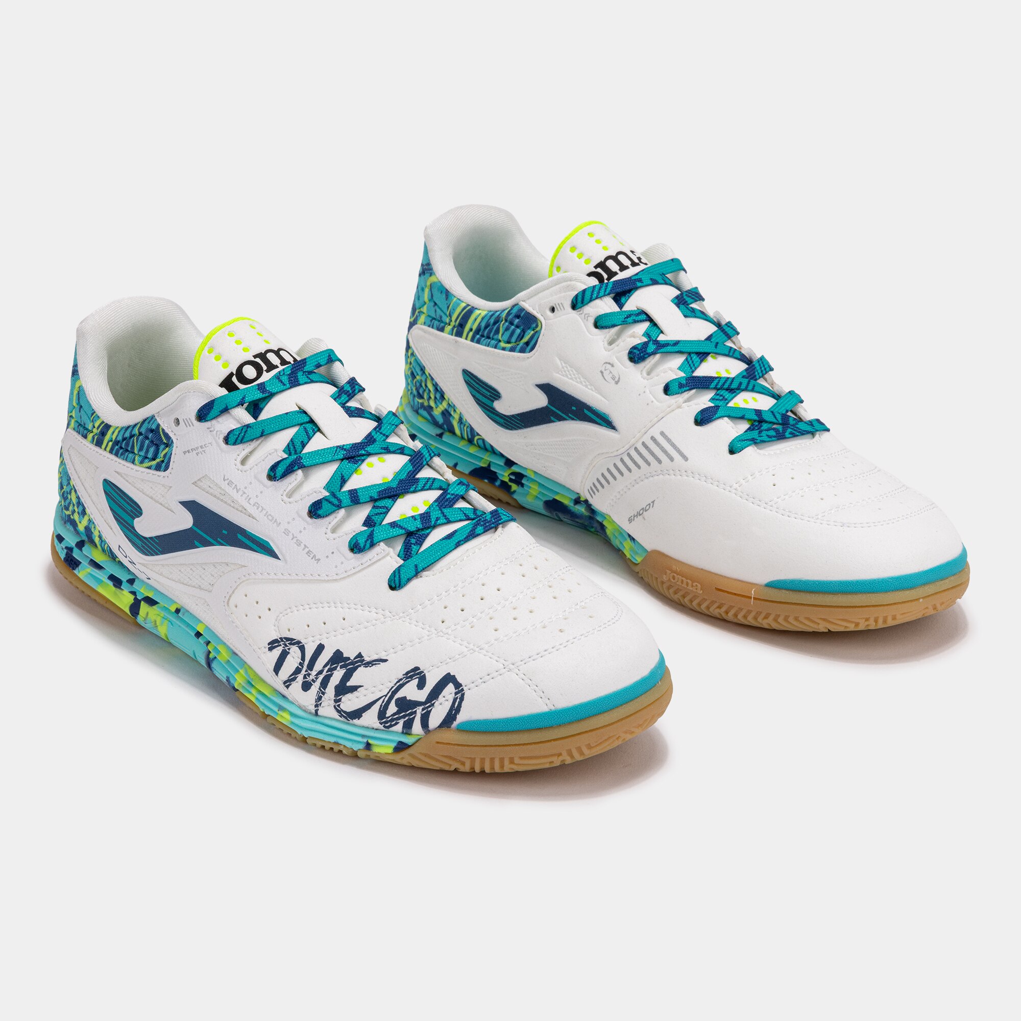 Zapatillas fútbol unisex Regate 26 Joma - Blanco Blanco-2
