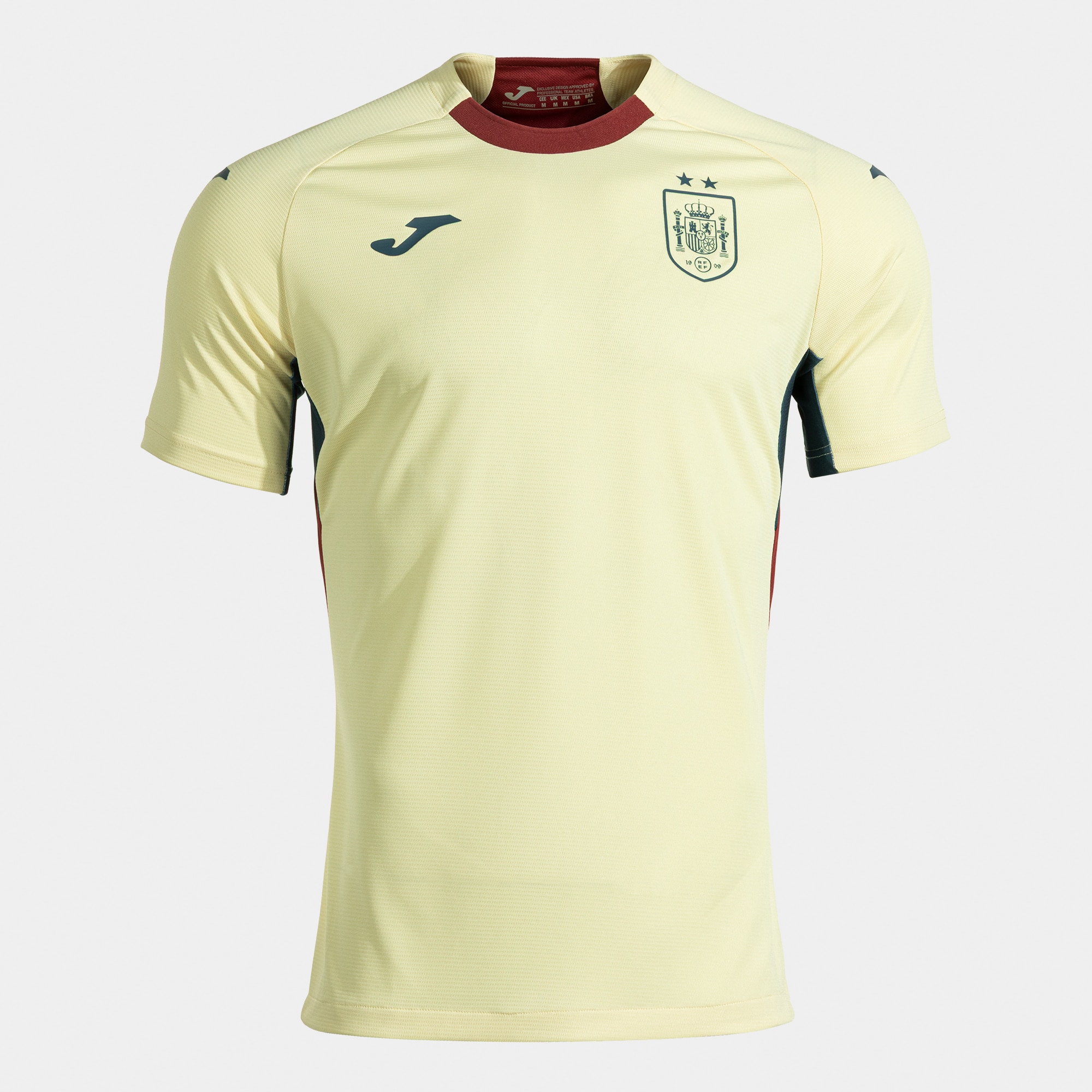 Imagen 0 de Camiseta manga corta fútbol de hombre Real Federación Española De Futbol Sala Joma Amarillo