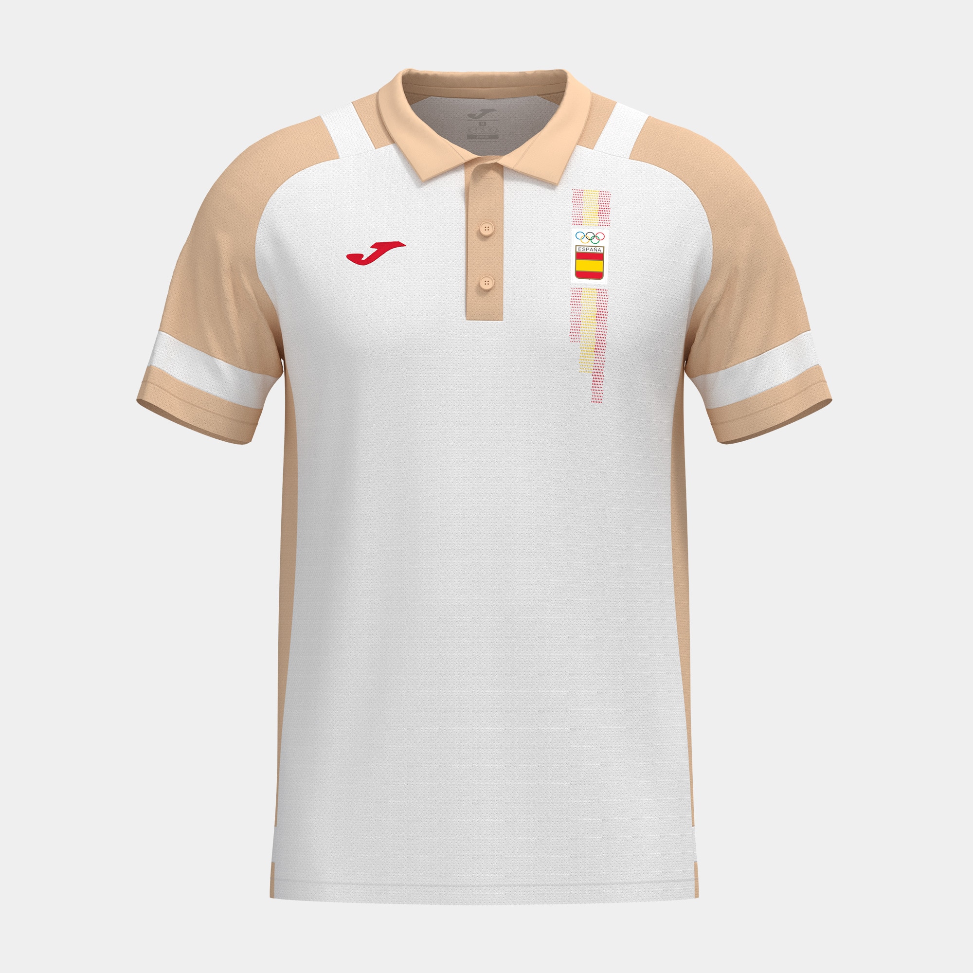 Polo manga corta de hombre Comite Olimpico Español Joma - Blanco Blanco-1