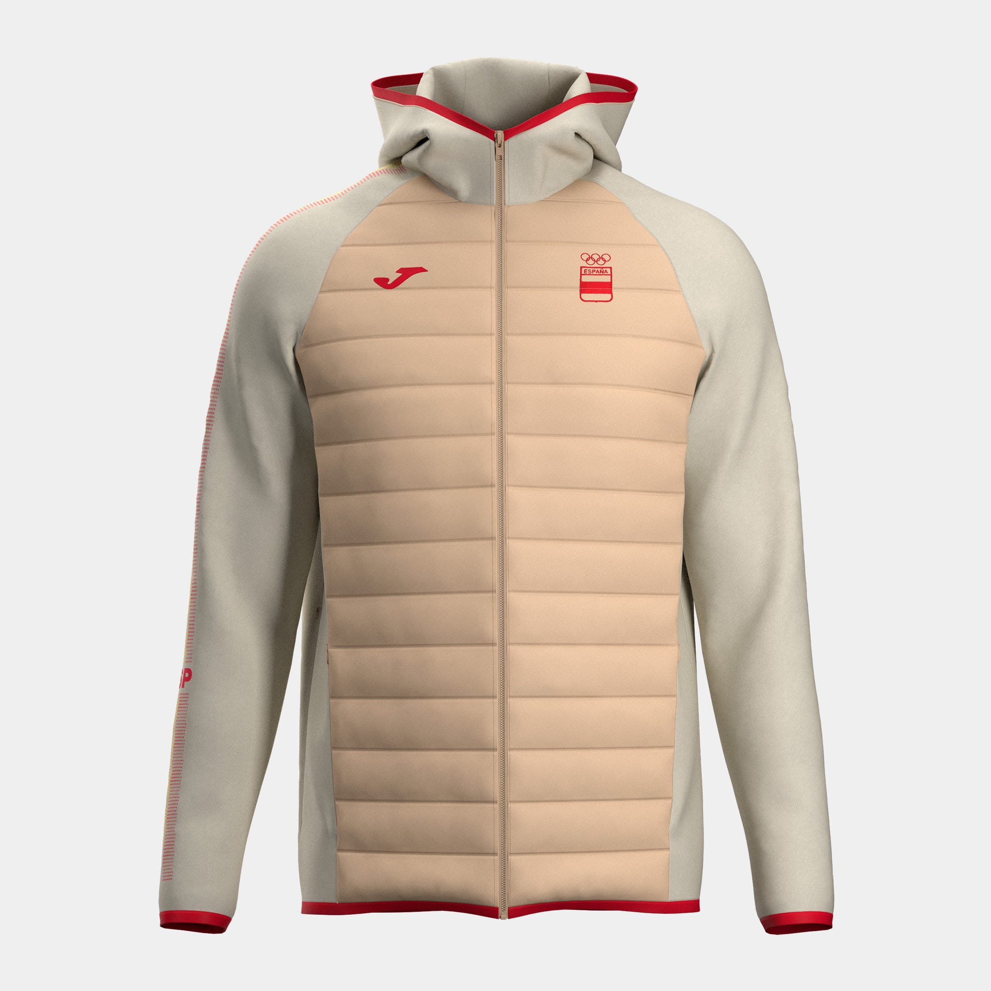 Joma Soft shell de hombre Comite Olimpico Español Beige
