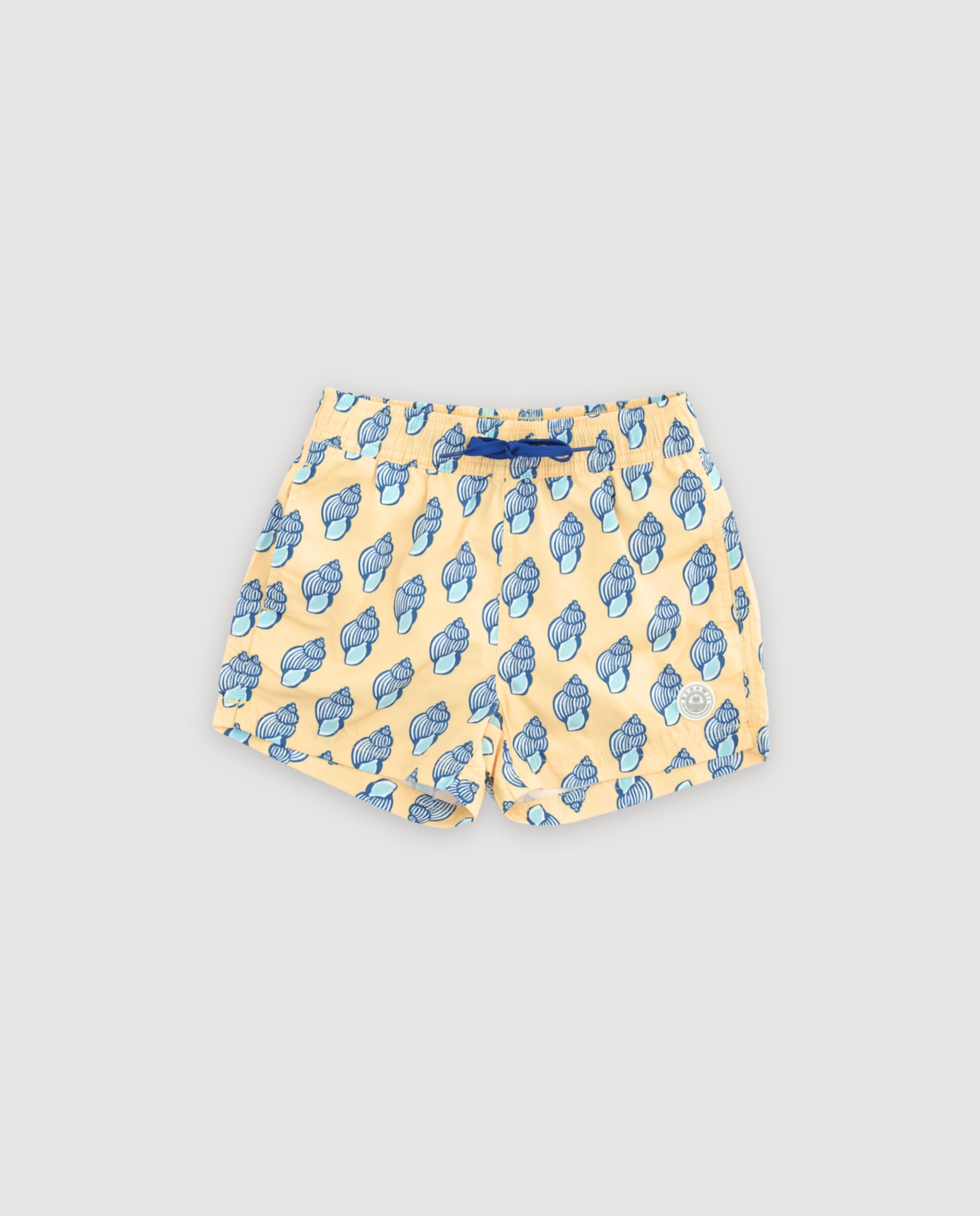 Imagen 0 de Bañador short niño estampado conchas Amarillo