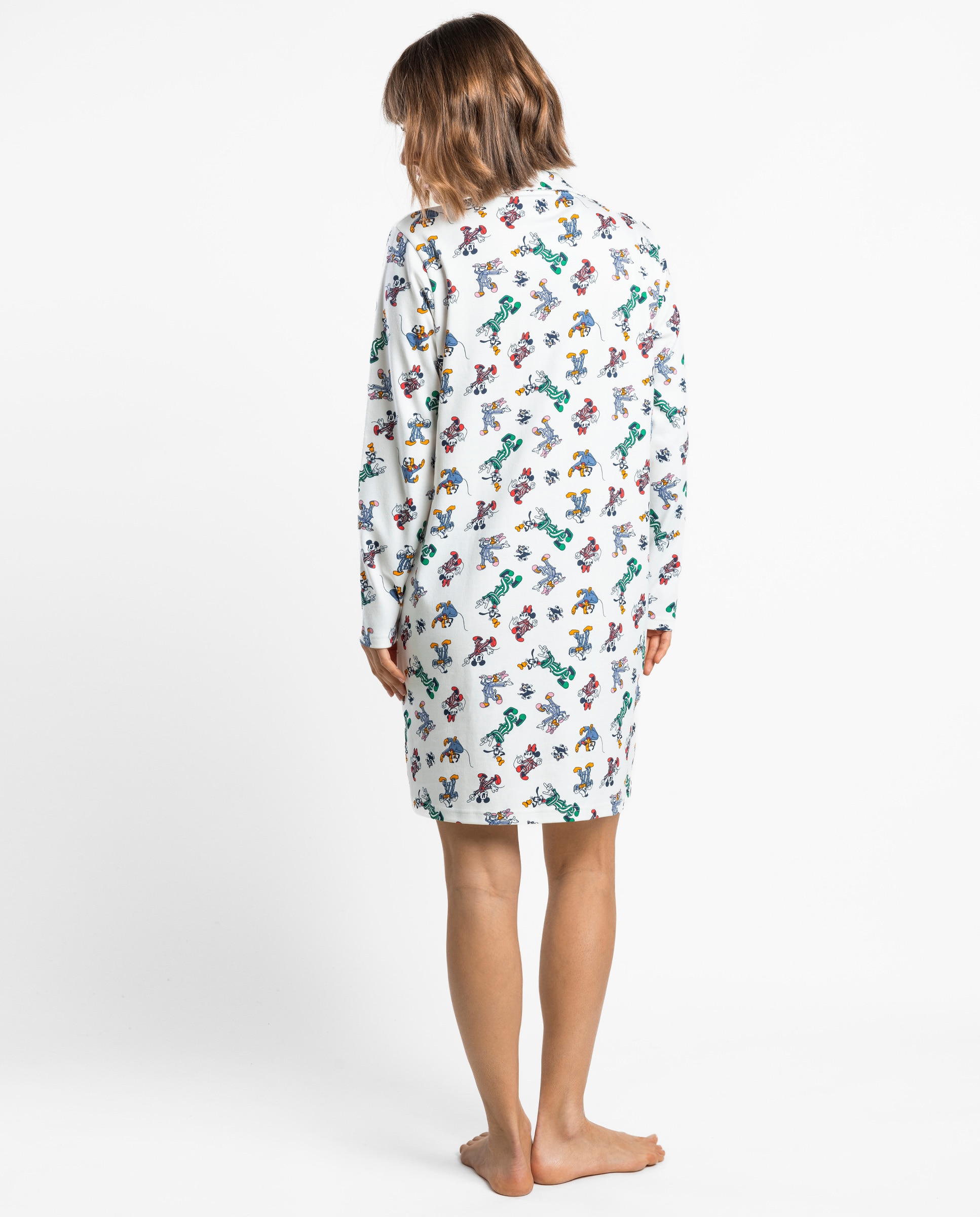 Camisón largo de mujer de punto interlock - Disney - Crudo Crudo-2