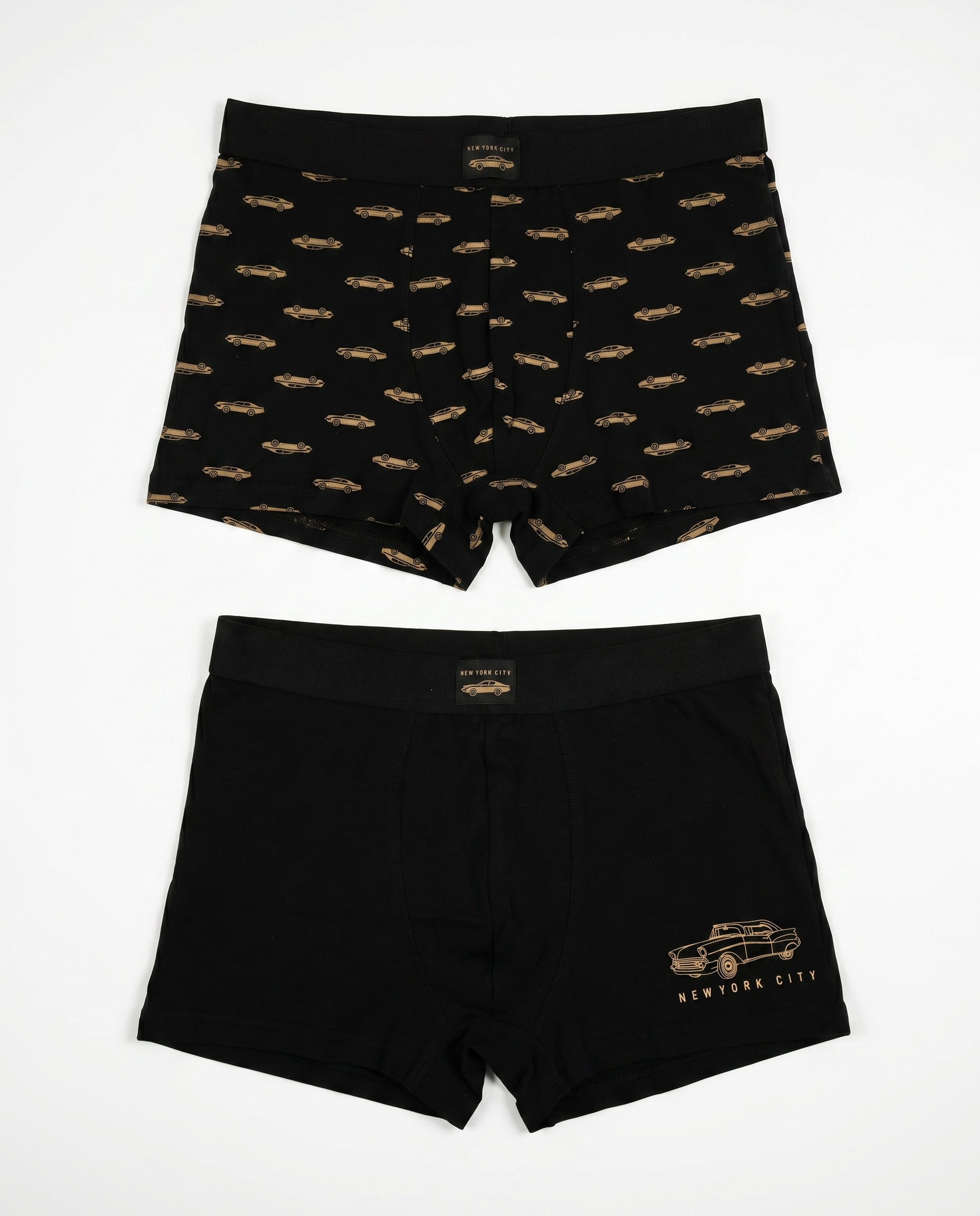 Imagen 0 de Pack de dos boxers de punto de hombre en varios colores Multicolor