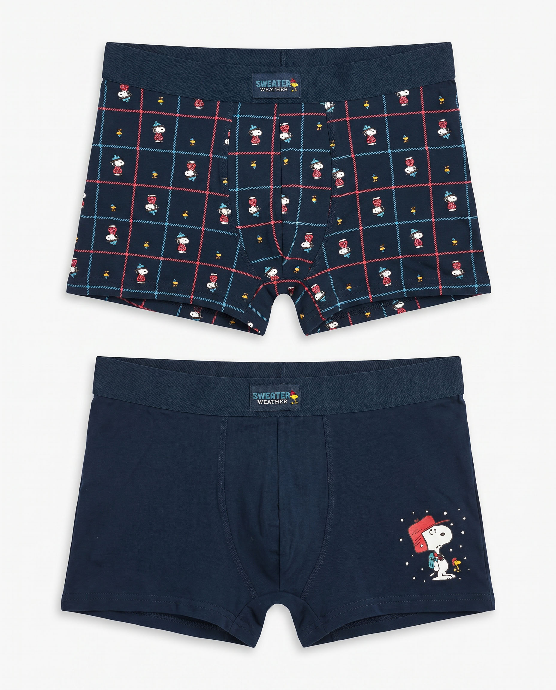 Imagen 0 de Pack de dos boxers de punto de hombre en varios colores Multicolor