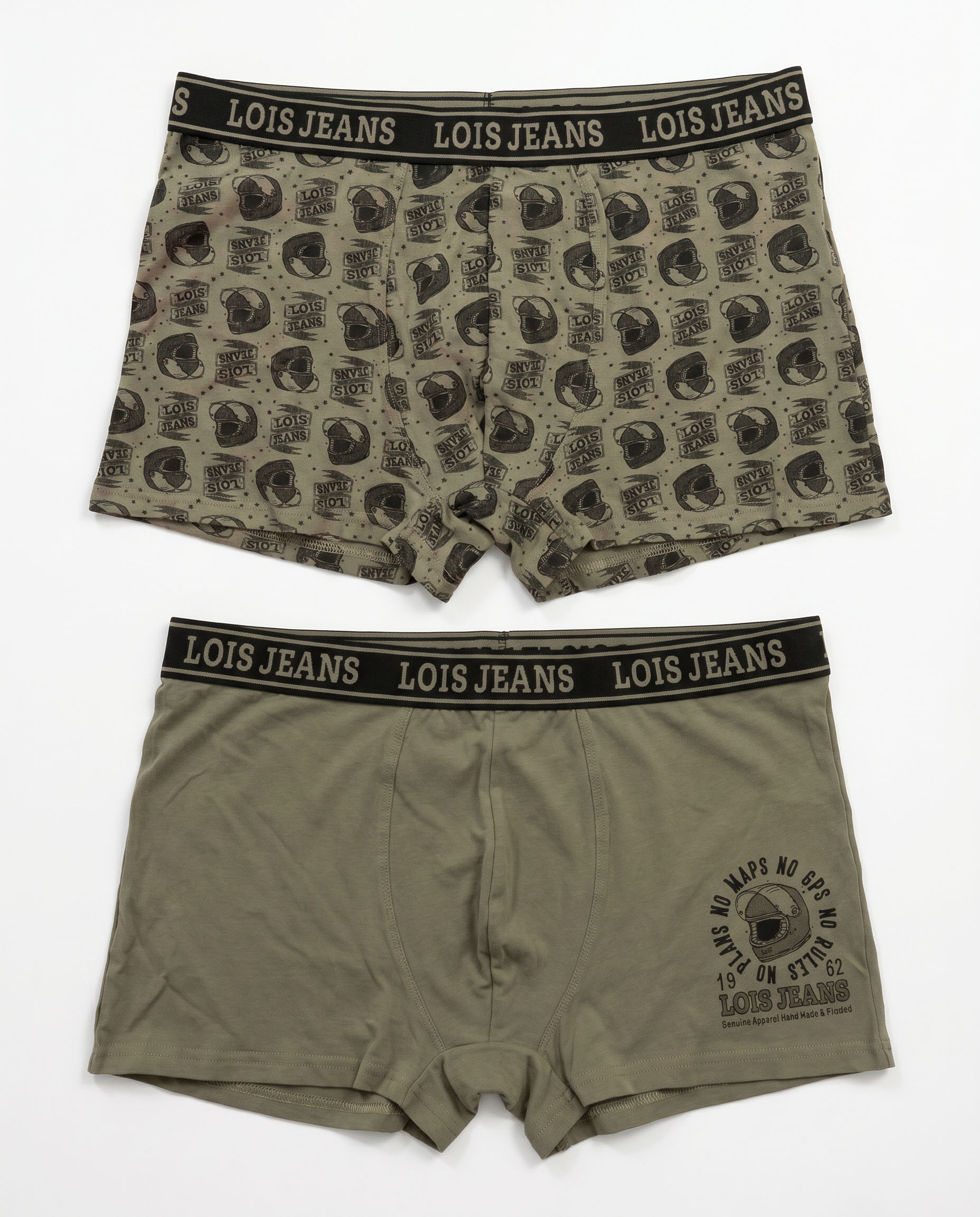 Pack de dos boxers de punto de hombre en varios colores - Admas - Multicolor Multicolor-1