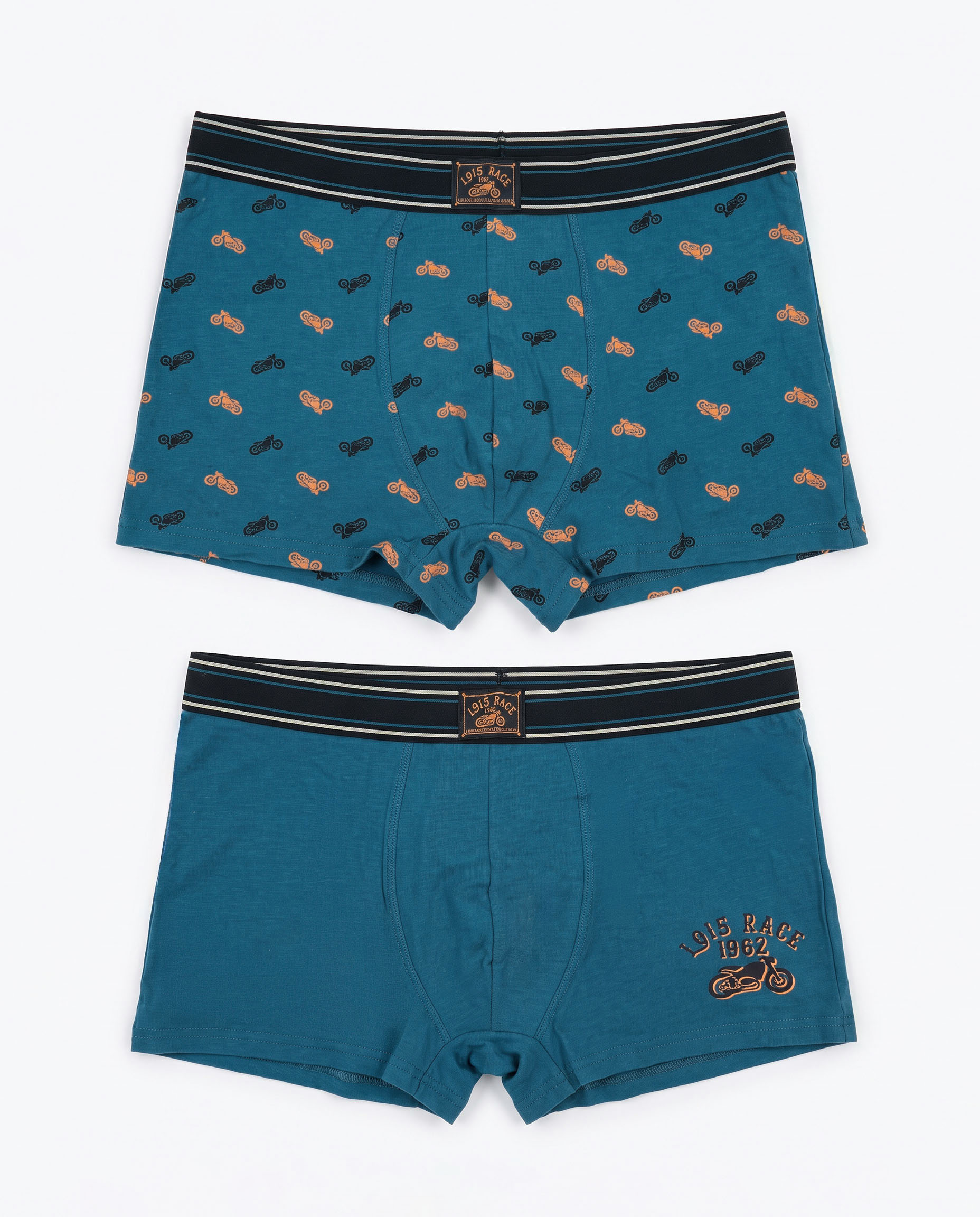 Pack de dos boxers de punto de hombre en varios colores - Admas - Multicolor Multicolor-1