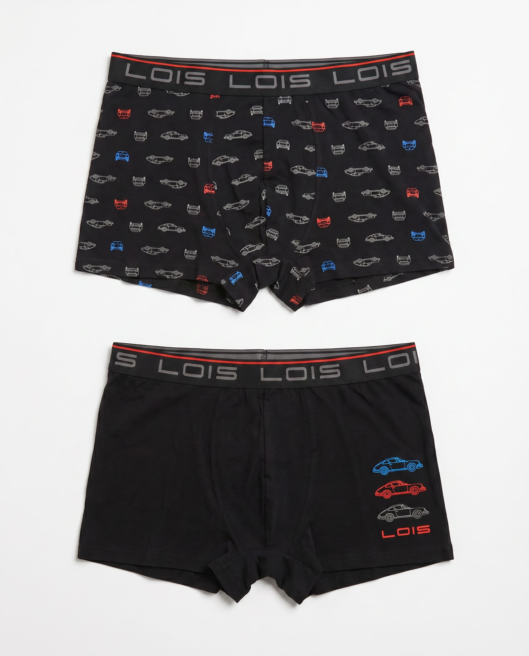 Imagen 0 de Pack de dos boxers de punto de hombre en varios colores Multicolor