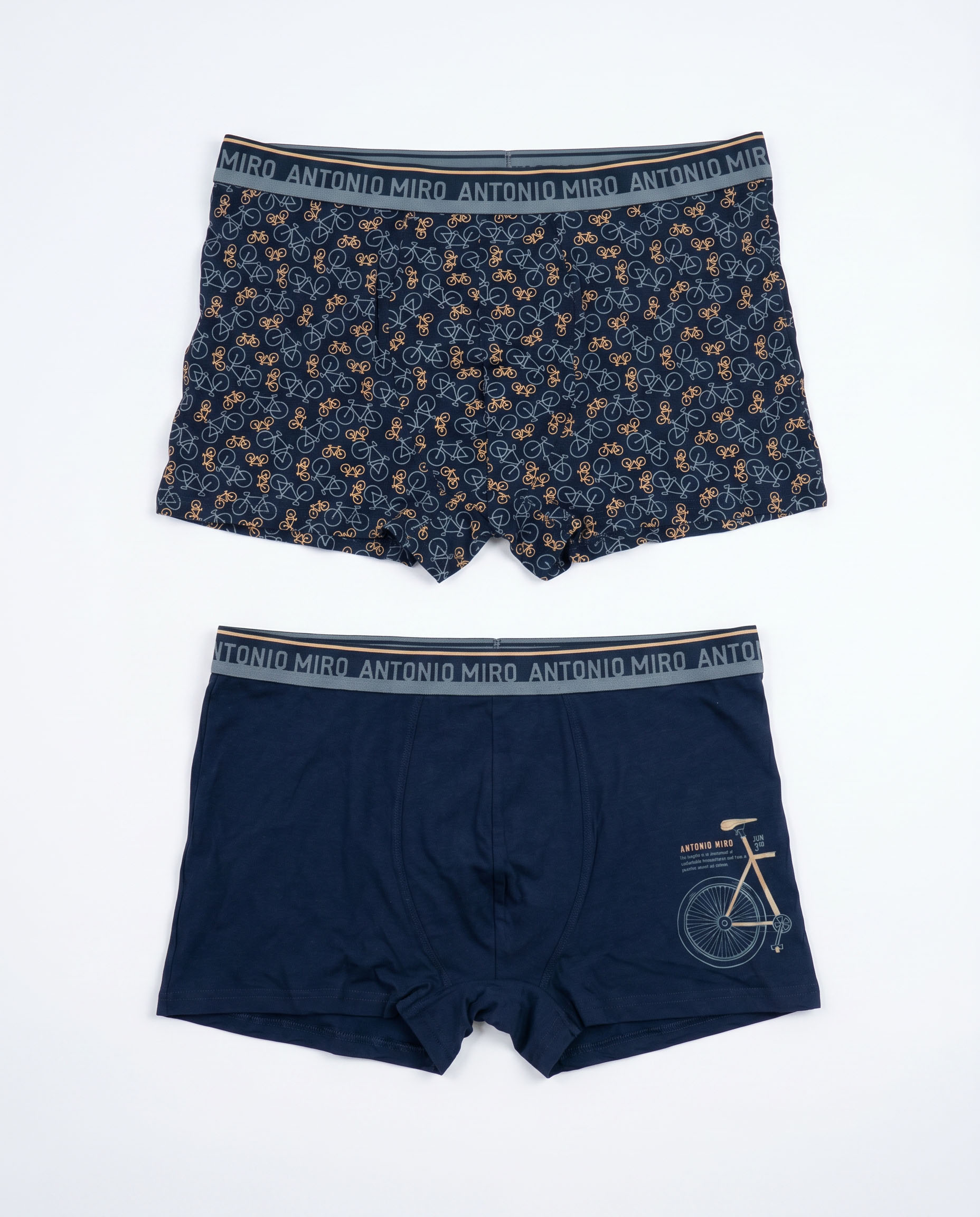 Pack de dos boxers de punto de hombre en varios colores - Admas - Multicolor Multicolor-1