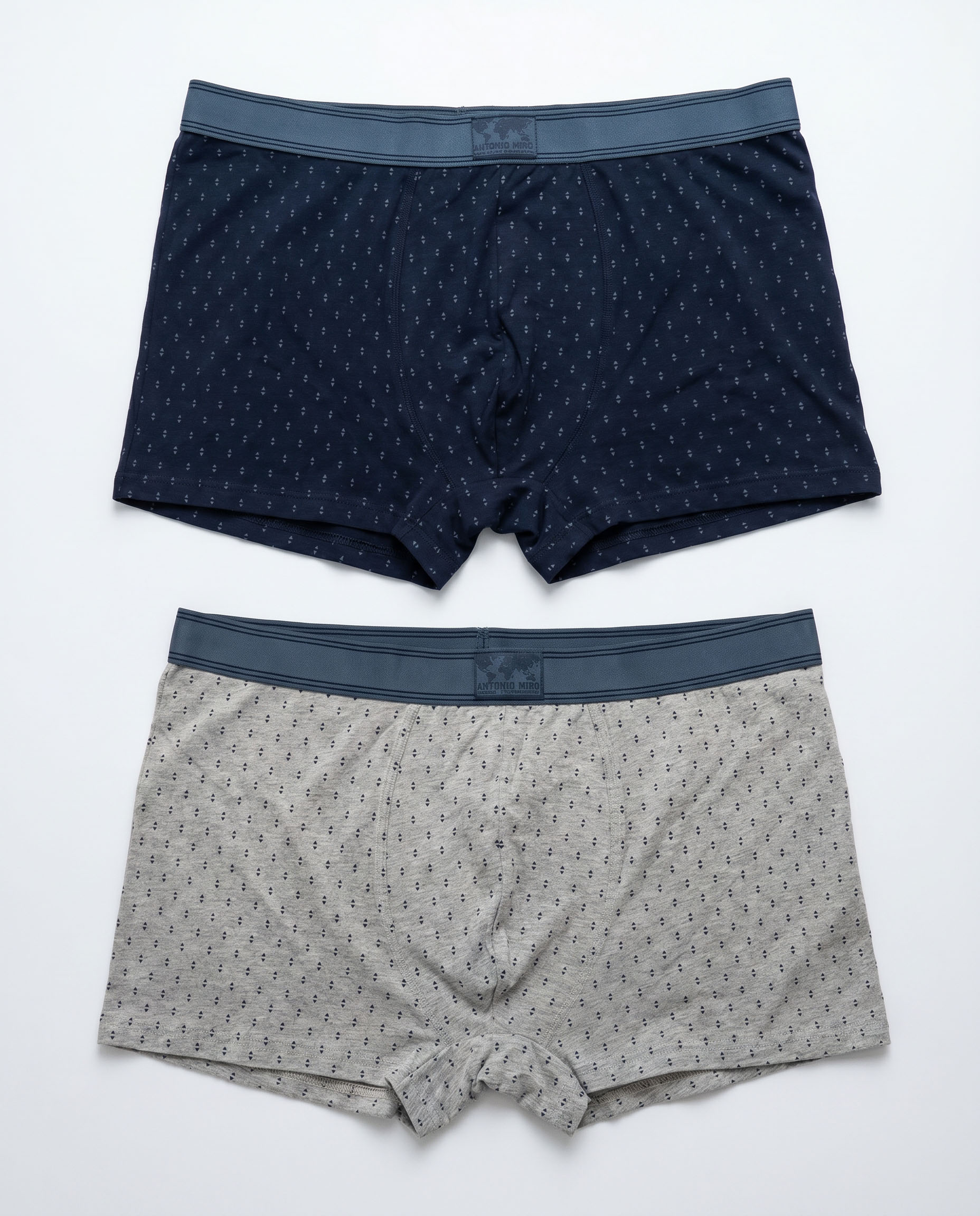 Imagen 0 de Pack de dos boxers de punto de hombre en varios colores Multicolor