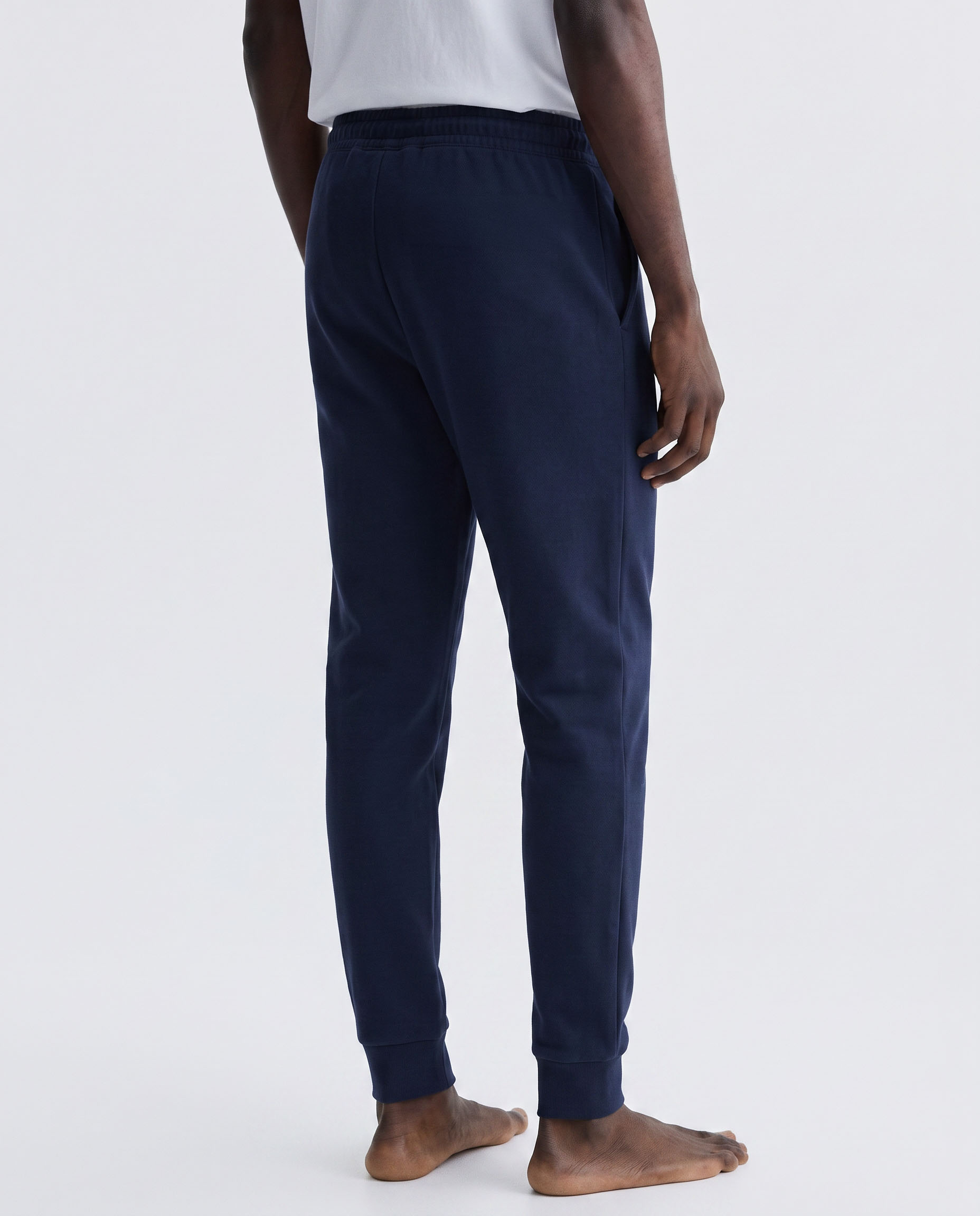 Imagen 2 de Pantalón de pijama largo de hombre de tejido felpa - Admas - Azul marino Azul marino