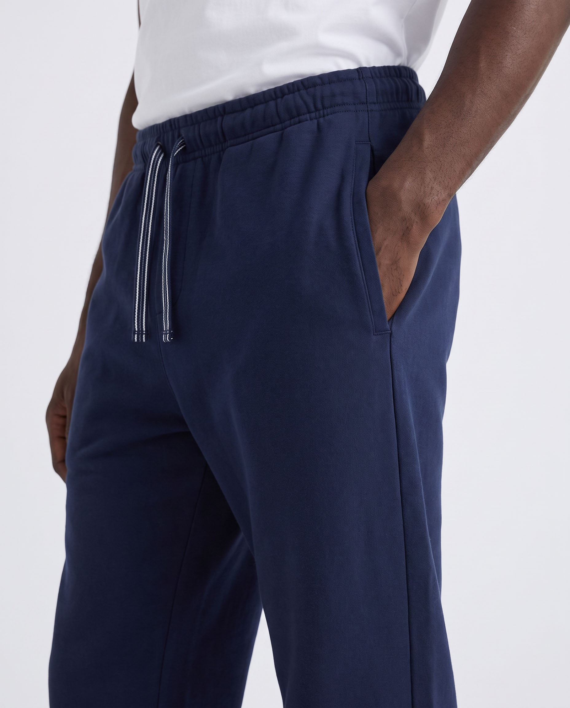 Imagen 4 de Pantalón de pijama largo de hombre de tejido felpa - Admas - Azul marino Azul marino