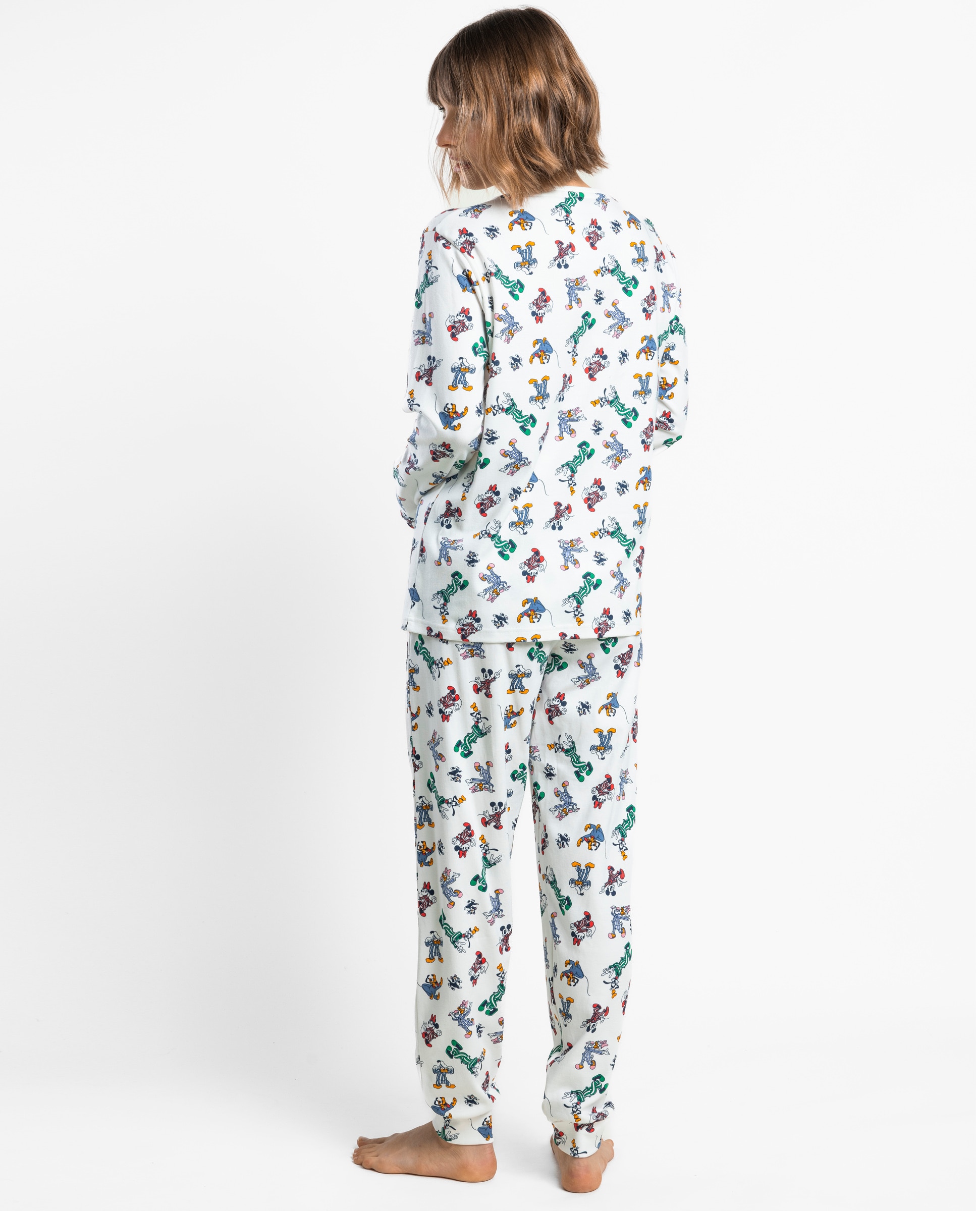 Pijama largo de mujer de punto interlock de algodón - Disney - Crudo Crudo-2