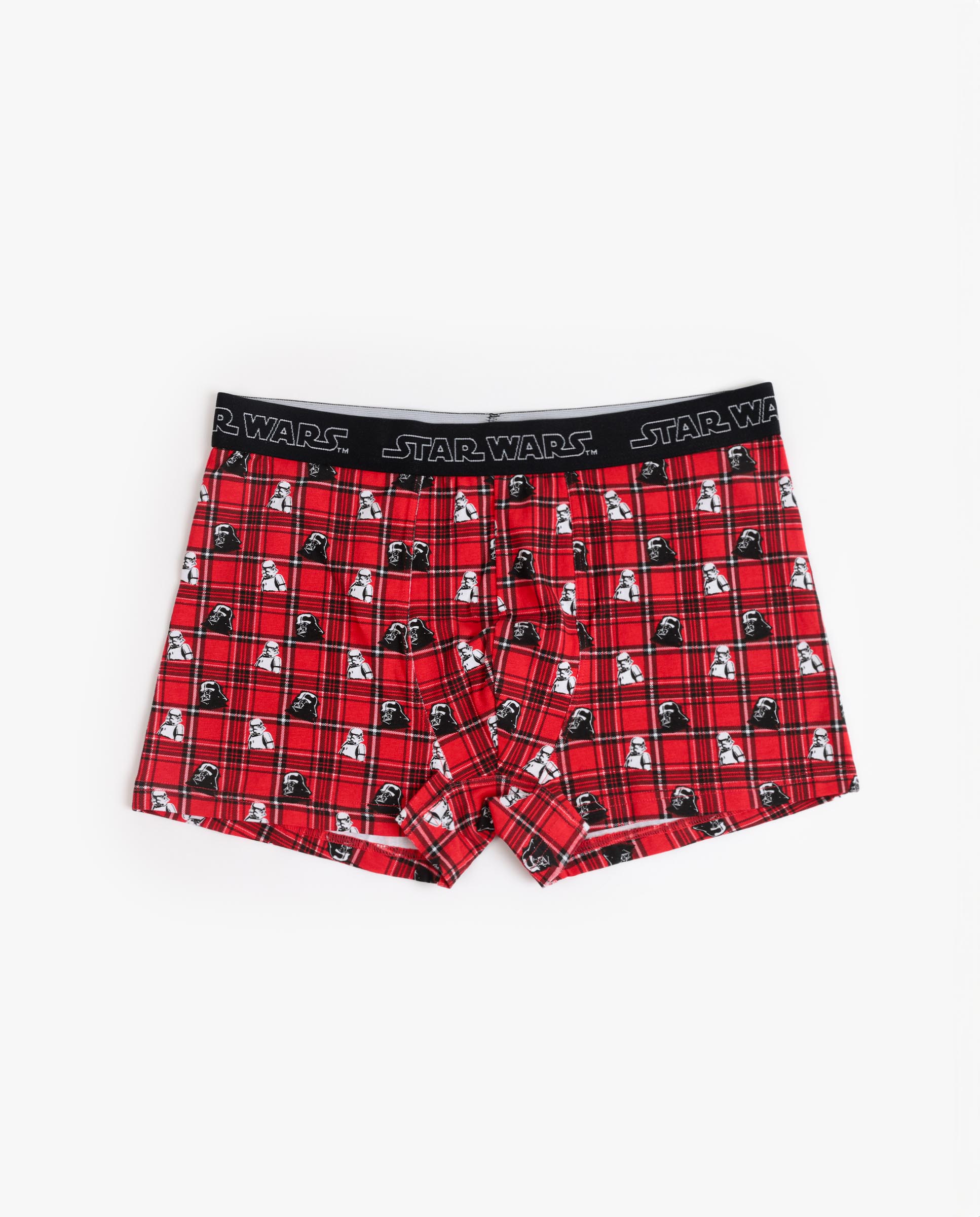 Boxer de punto de hombre de algodón elástico con envase especial - Disney - Rojo Rojo-1