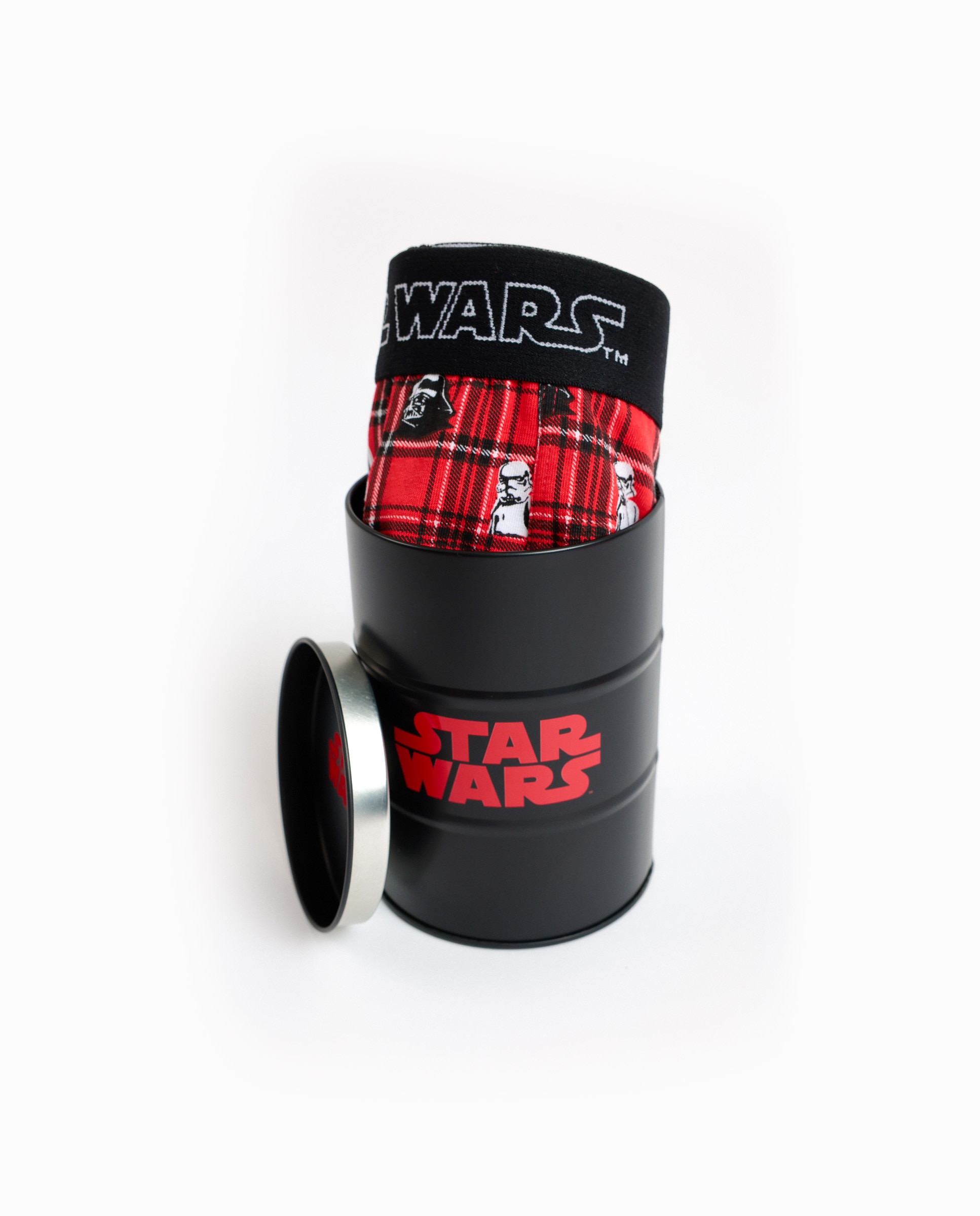 Boxer de punto de hombre de algodón elástico con envase especial - Disney - Rojo Rojo-2