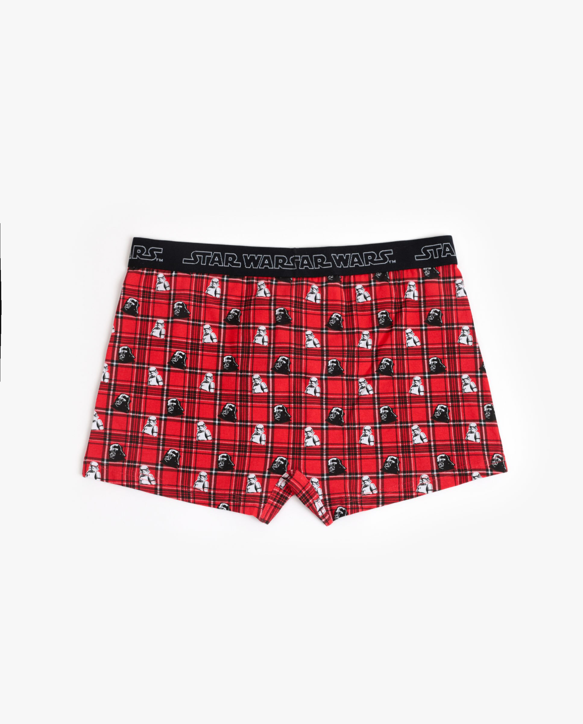 Boxer de punto de hombre de algodón elástico con envase especial - Disney - Rojo Rojo-3
