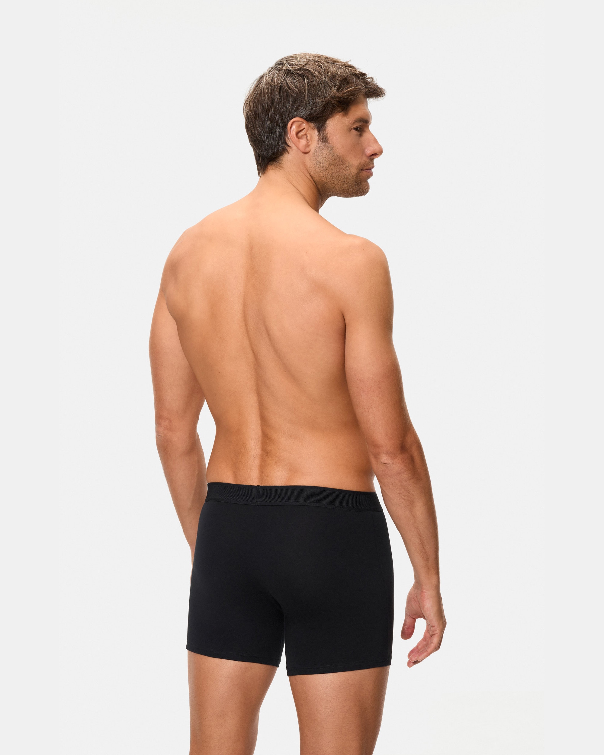 Bóxer cerrado algodón supima alta calidad - Abanderado - Negro Negro-2