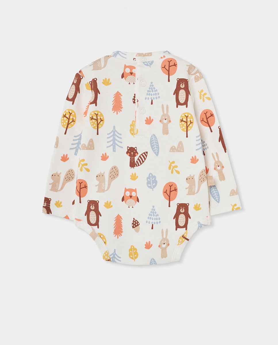 Imagen 2 de Body de bebé estampado animales del bosque - Boboli - Multicolor Multicolor