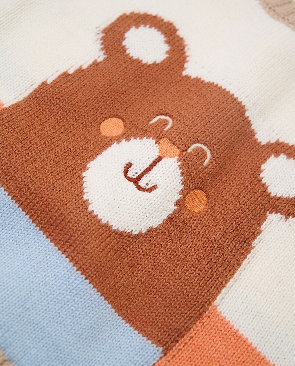 Imagen 3 de Jersey de bebé estampado de oso - Boboli - Multicolor Multicolor