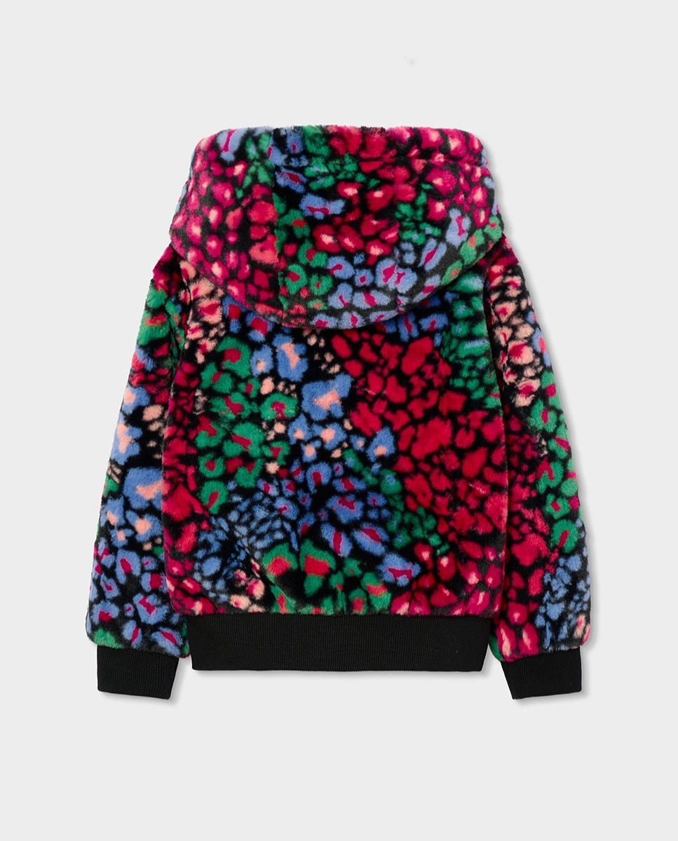 Cazadora para niña con estampado de leopardo - Boboli - Multicolor Multicolor-3
