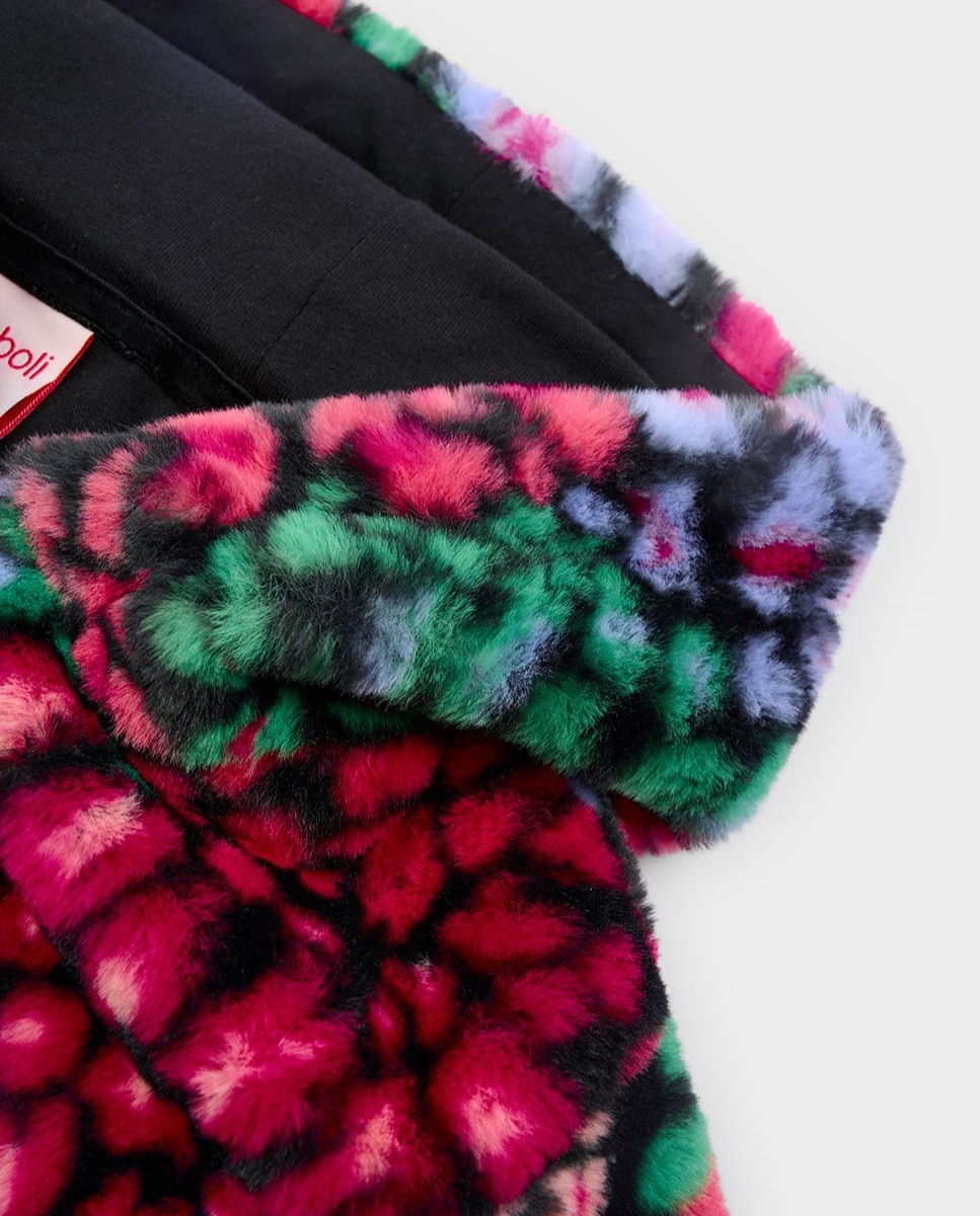 Cazadora para niña con estampado de leopardo - Boboli - Multicolor Multicolor-2
