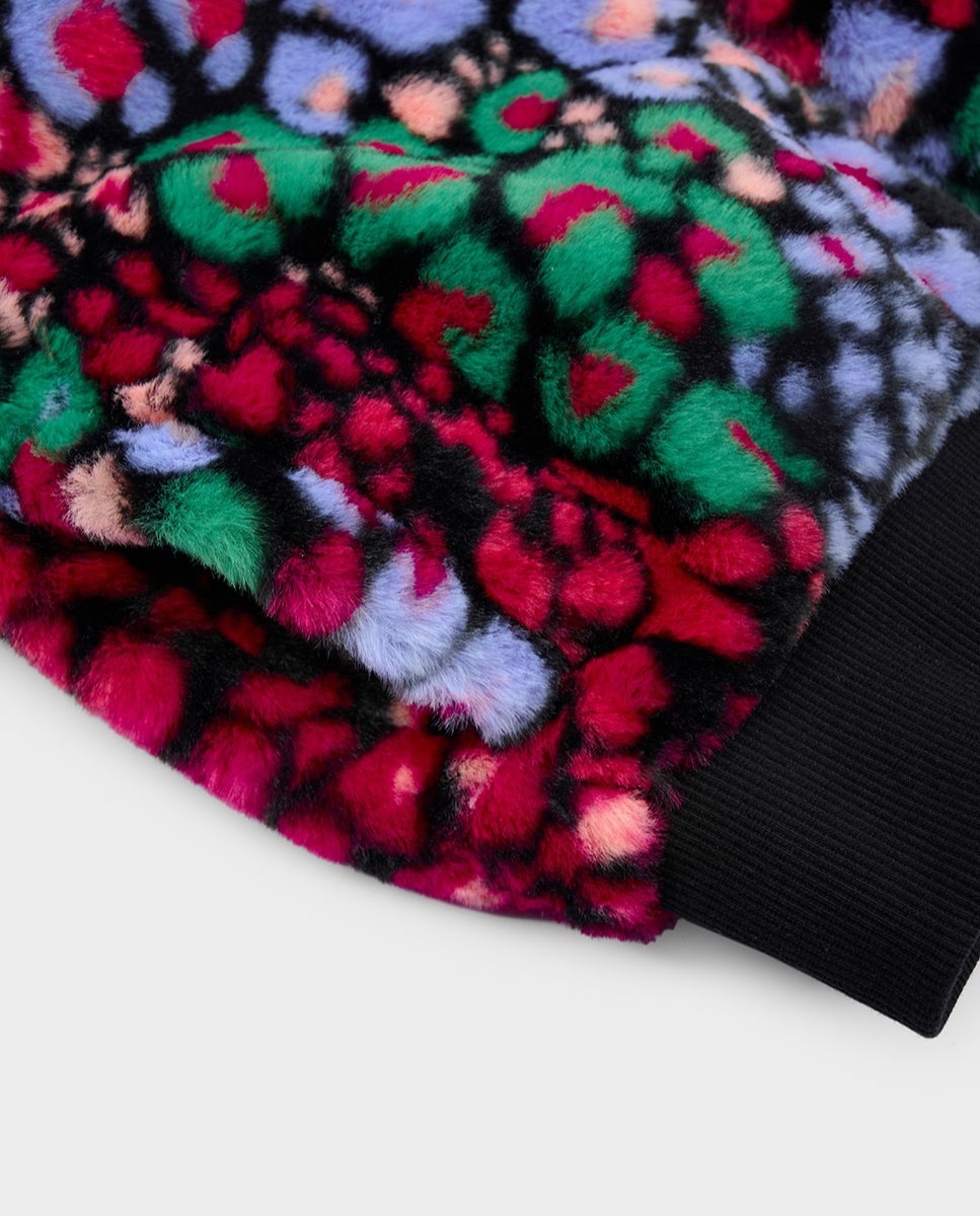 Cazadora para niña con estampado de leopardo - Boboli - Multicolor Multicolor-4