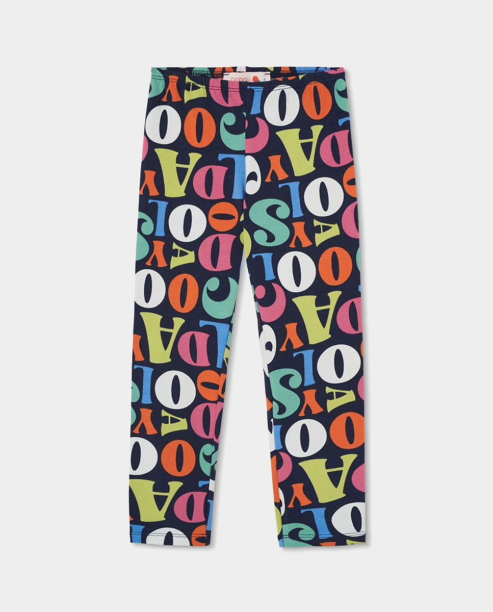 Legging para niña estampado - Boboli - Multicolor Multicolor-1
