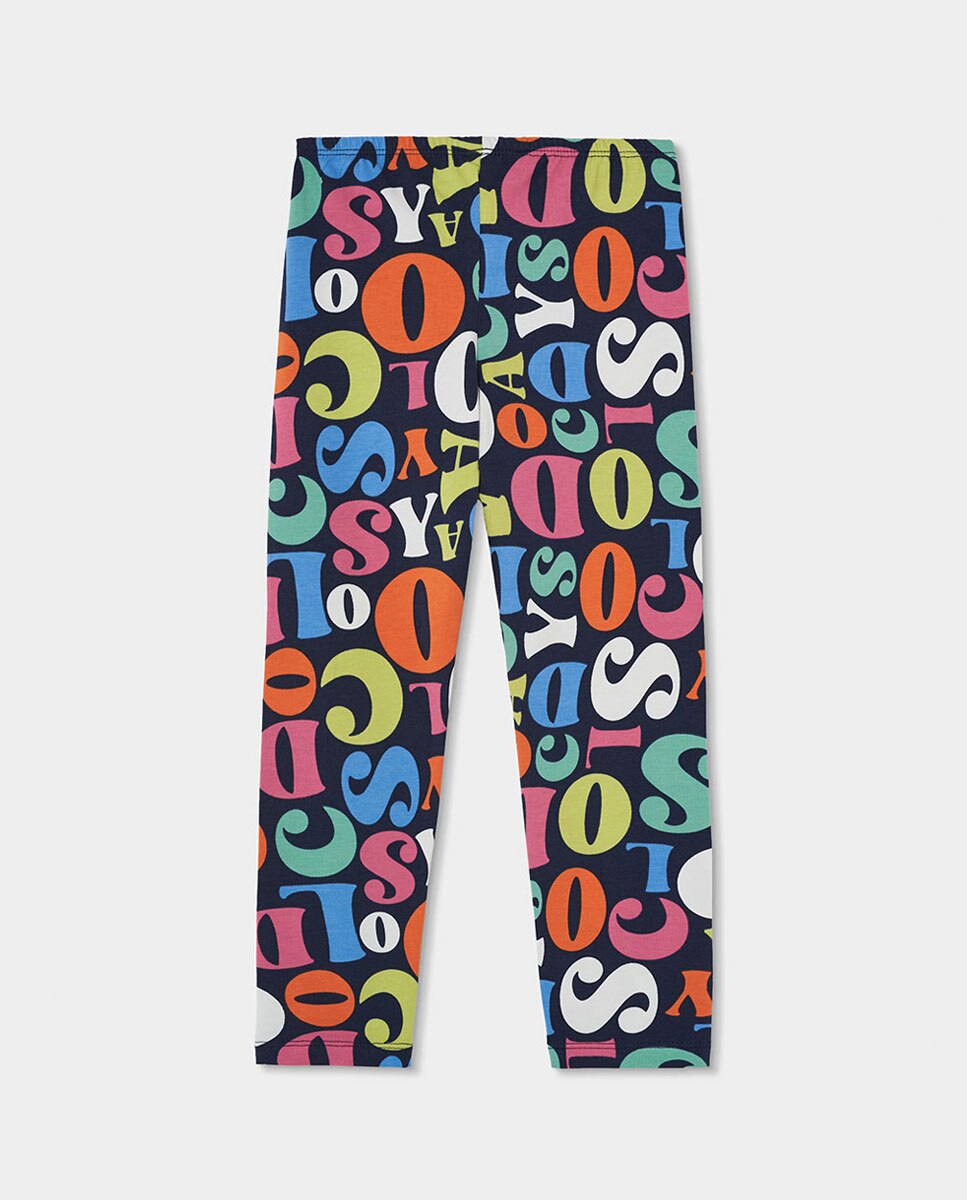 Legging para niña estampado - Boboli - Multicolor Multicolor-2