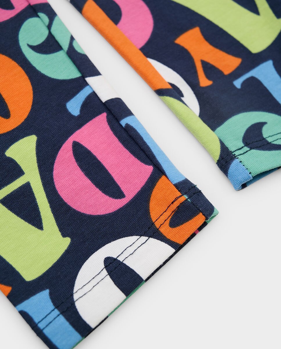 Legging para niña estampado - Boboli - Multicolor Multicolor-4