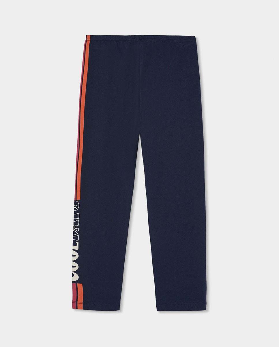 Legging para niña con franja lateral - Boboli - Multicolor Multicolor-3