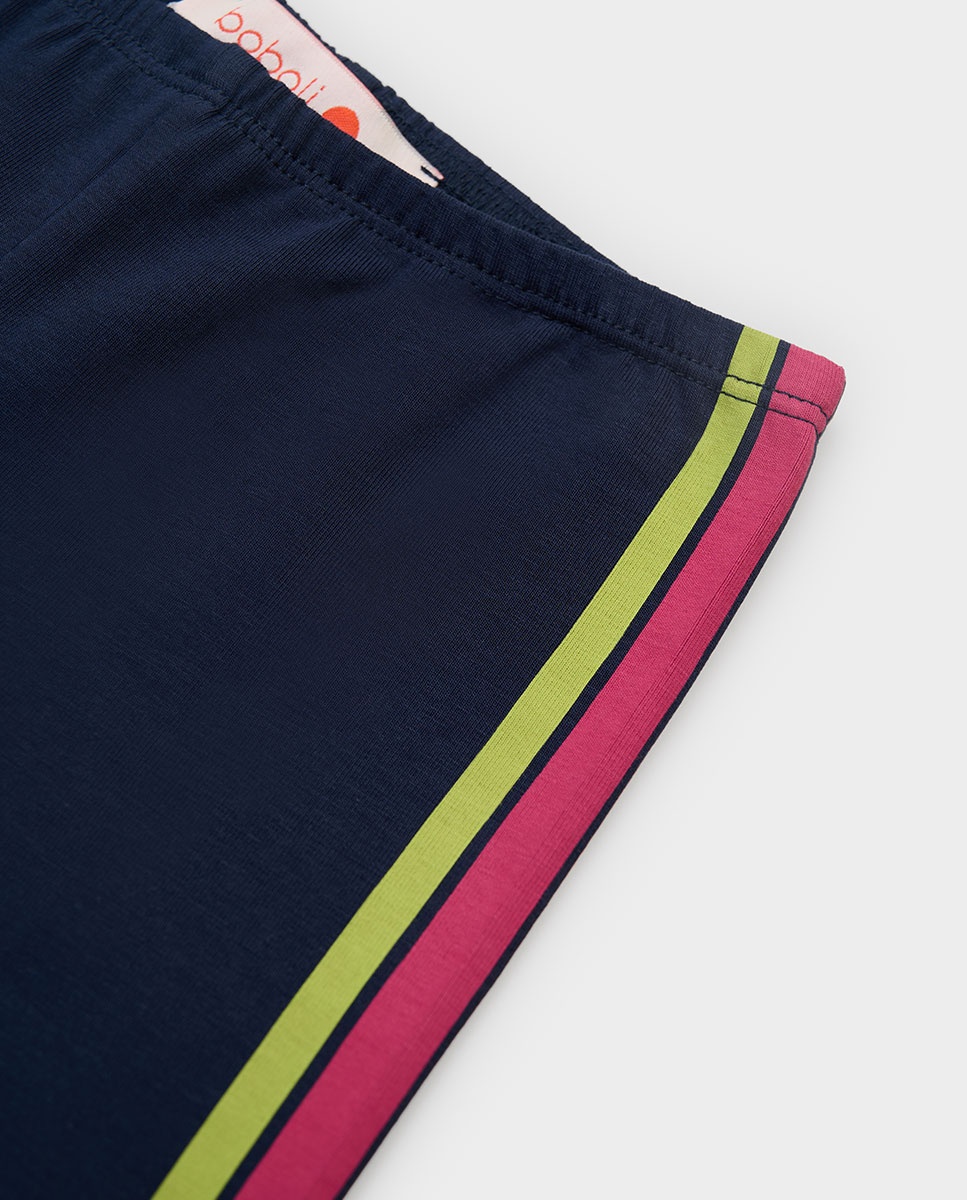 Legging para niña con franja lateral - Boboli - Multicolor Multicolor-4