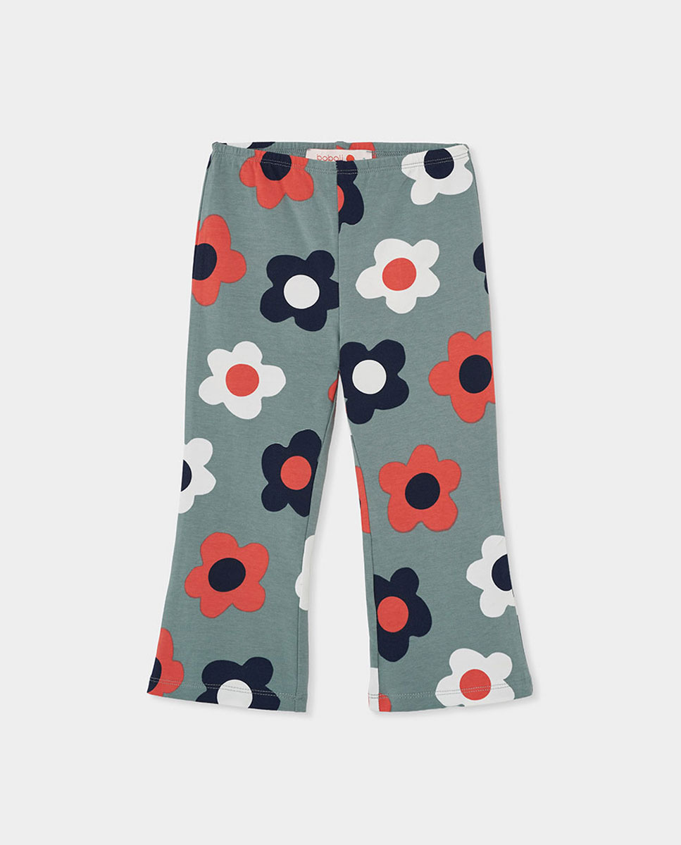 Legging para niña estampado de flores - Boboli - Multicolor Multicolor-1