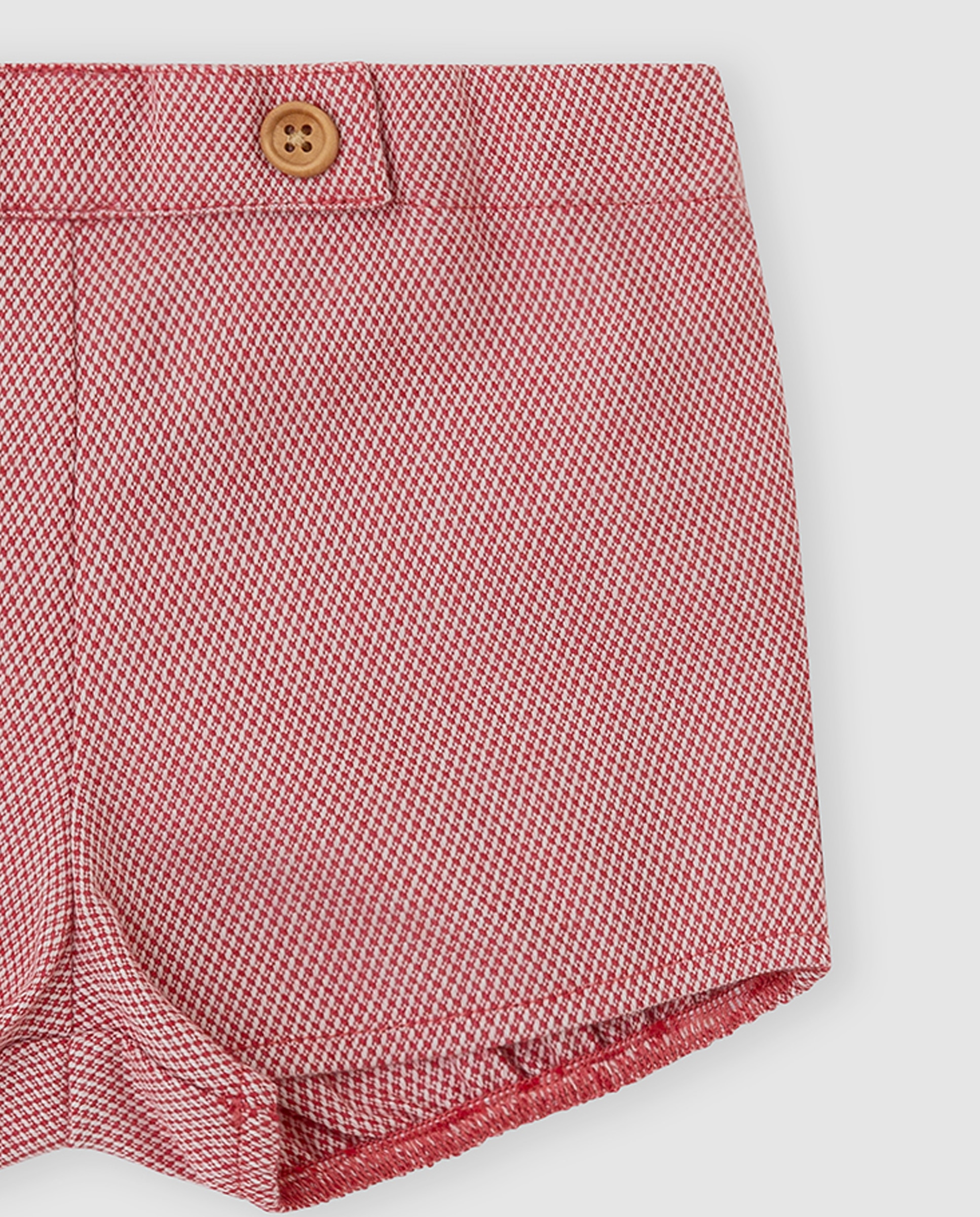 Short de bebé niño con calcetines - Tutto Piccolo - Rojo Rojo-2