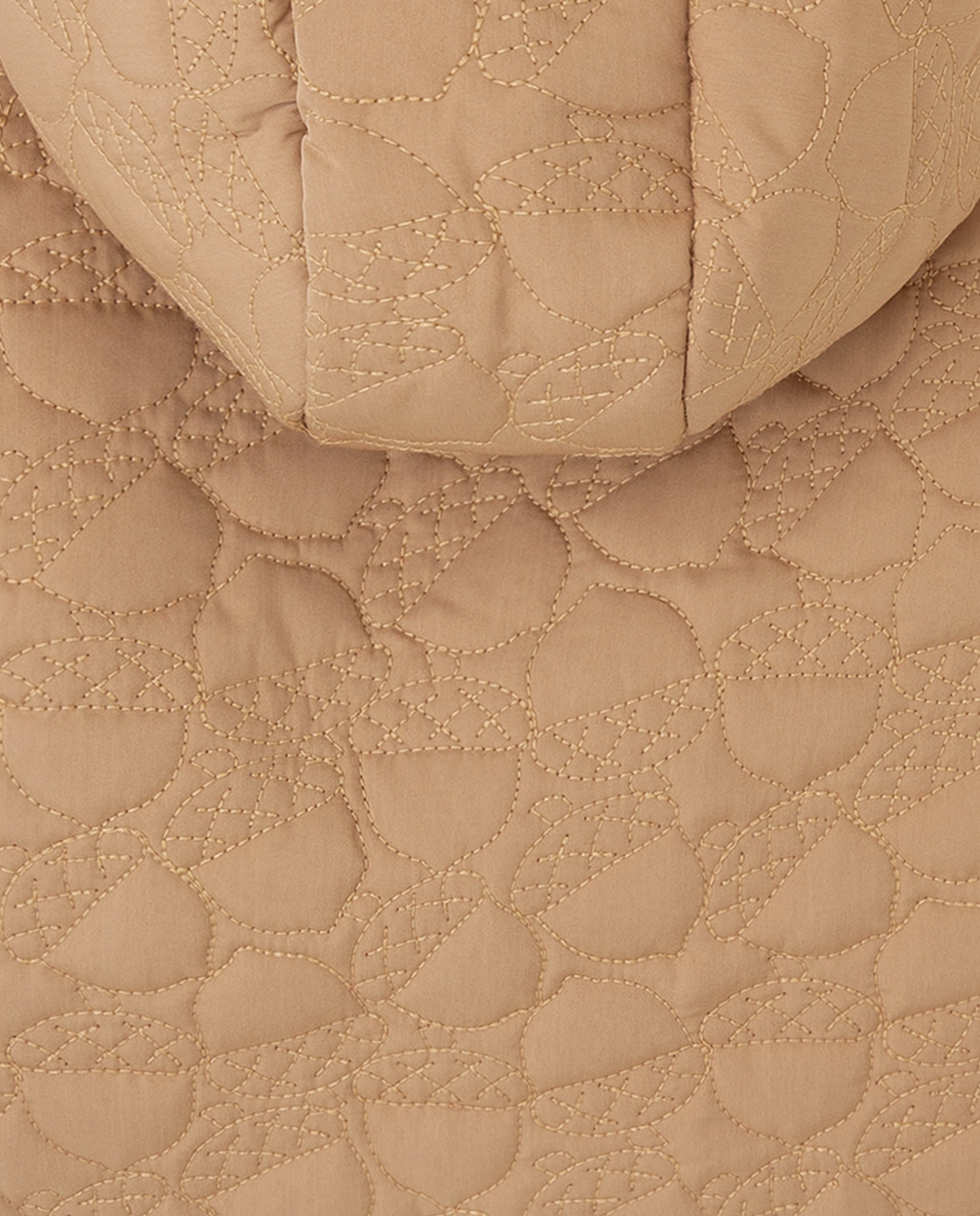 Chaquetón acolchado con capucha y cremallera - Tutto Piccolo - Camel Camel-2