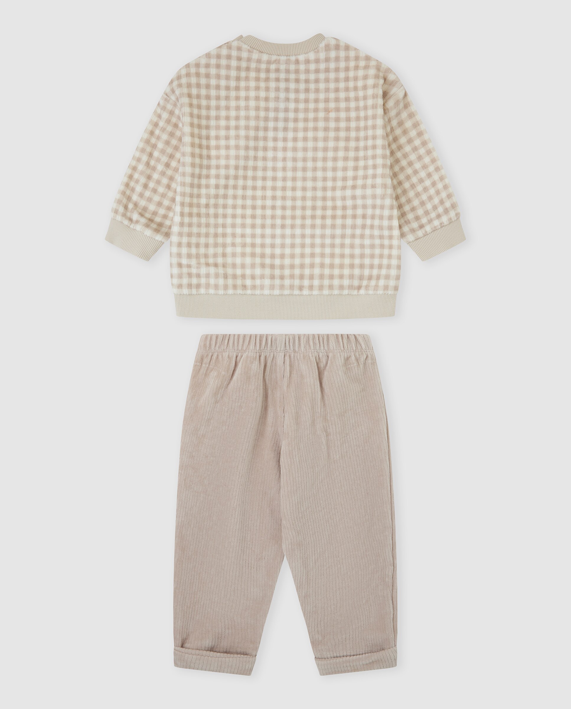 Imagen 3 de Conjunto de bebé niño tundosado vichy - Tutto Piccolo - Arena Arena