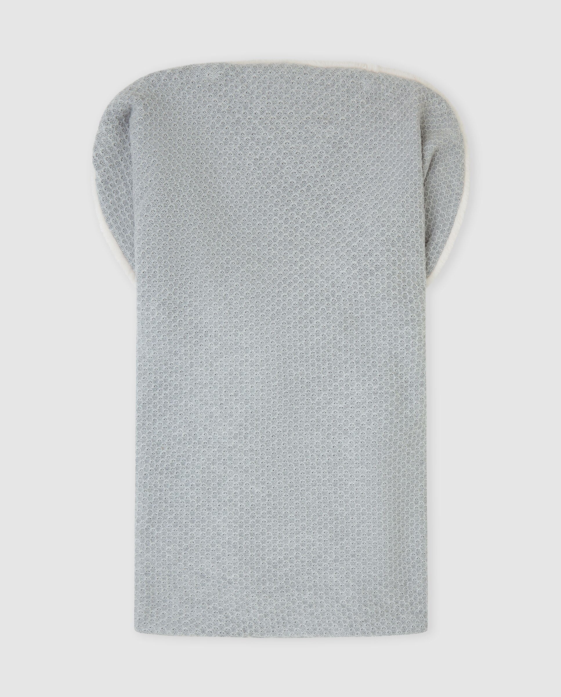 Saquito de bebé tricot con forro - Tutto Piccolo - Gris Gris-3