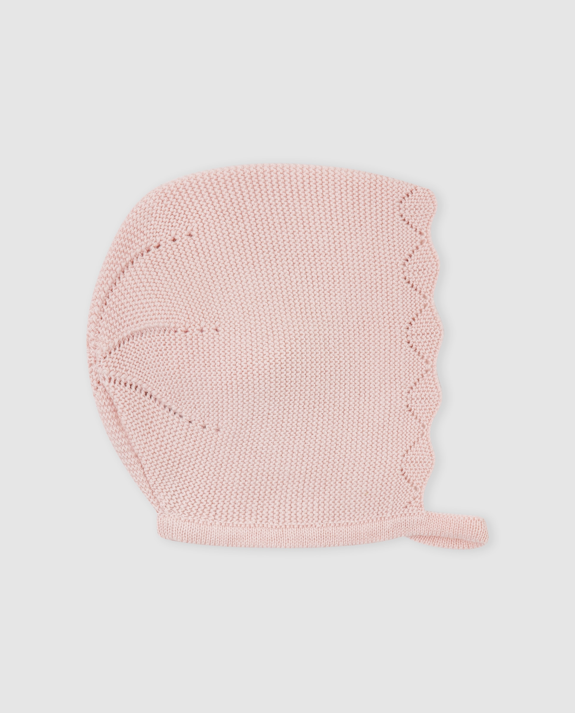 Capota de bebé niña tricot - Tutto Piccolo - Rosa Rosa-2