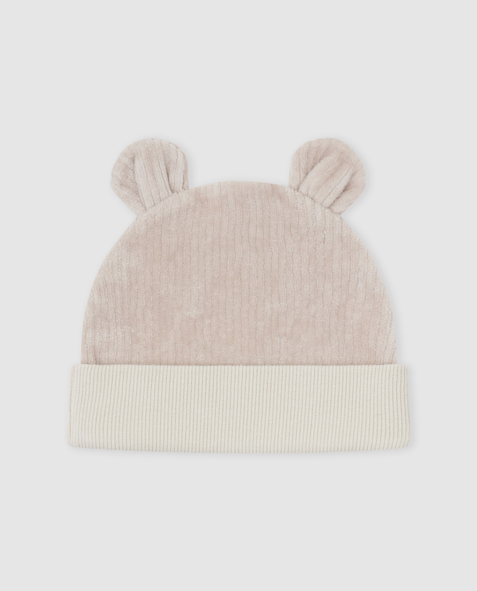 Gorro de bebé niño tundosado con león - Tutto Piccolo - Marrón Marrón-3