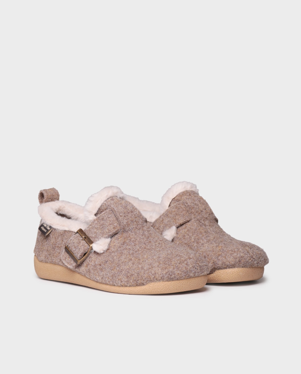Zapatillas de casa cerradas de mujer con hebilla - Toni Pons - Topo Topo-4