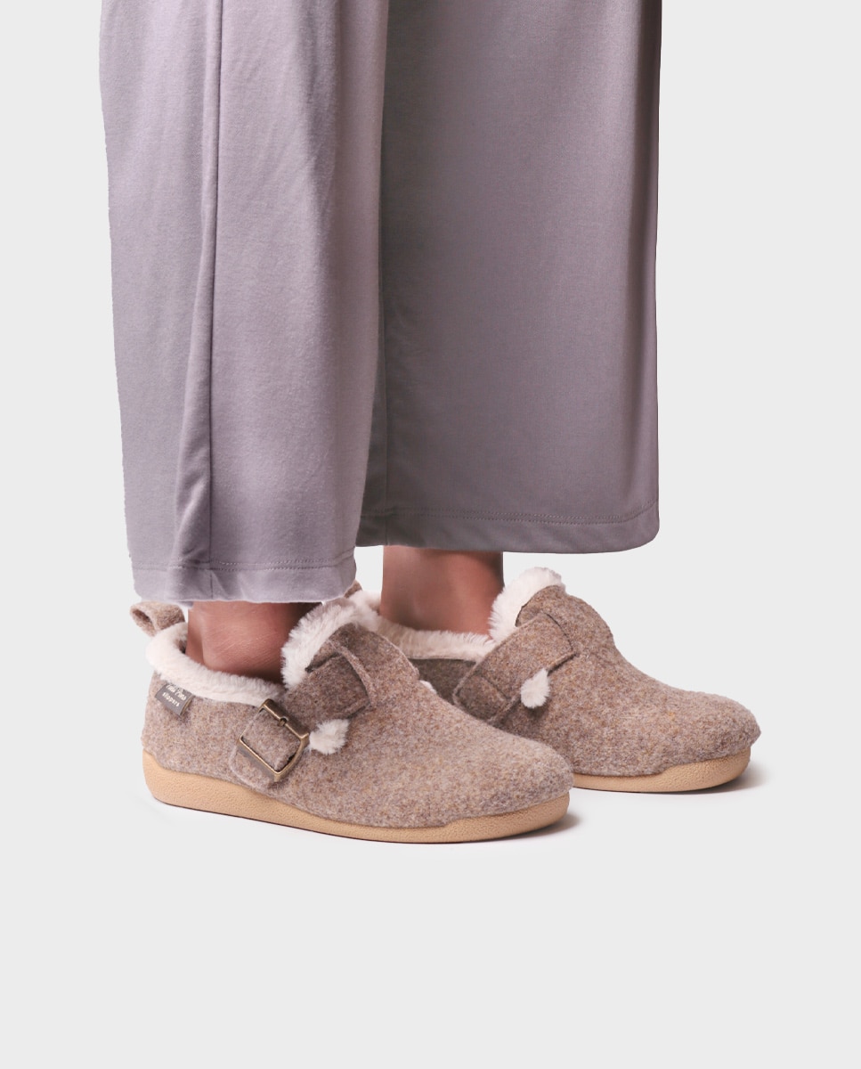 Zapatillas de casa cerradas de mujer con hebilla - Toni Pons - Topo Topo-2