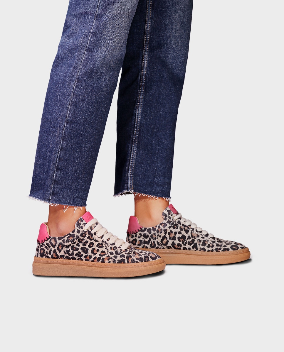 Zapatillas de mujer de piel con cordones - Toni Pons - Multicolor Multicolor-2