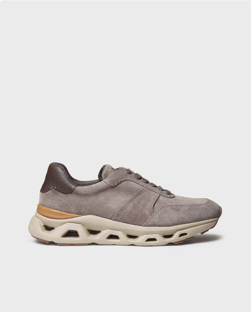 Zapatillas de hombre de piel con suela perforada amortiguadora - Toni Pons - Topo Topo-1